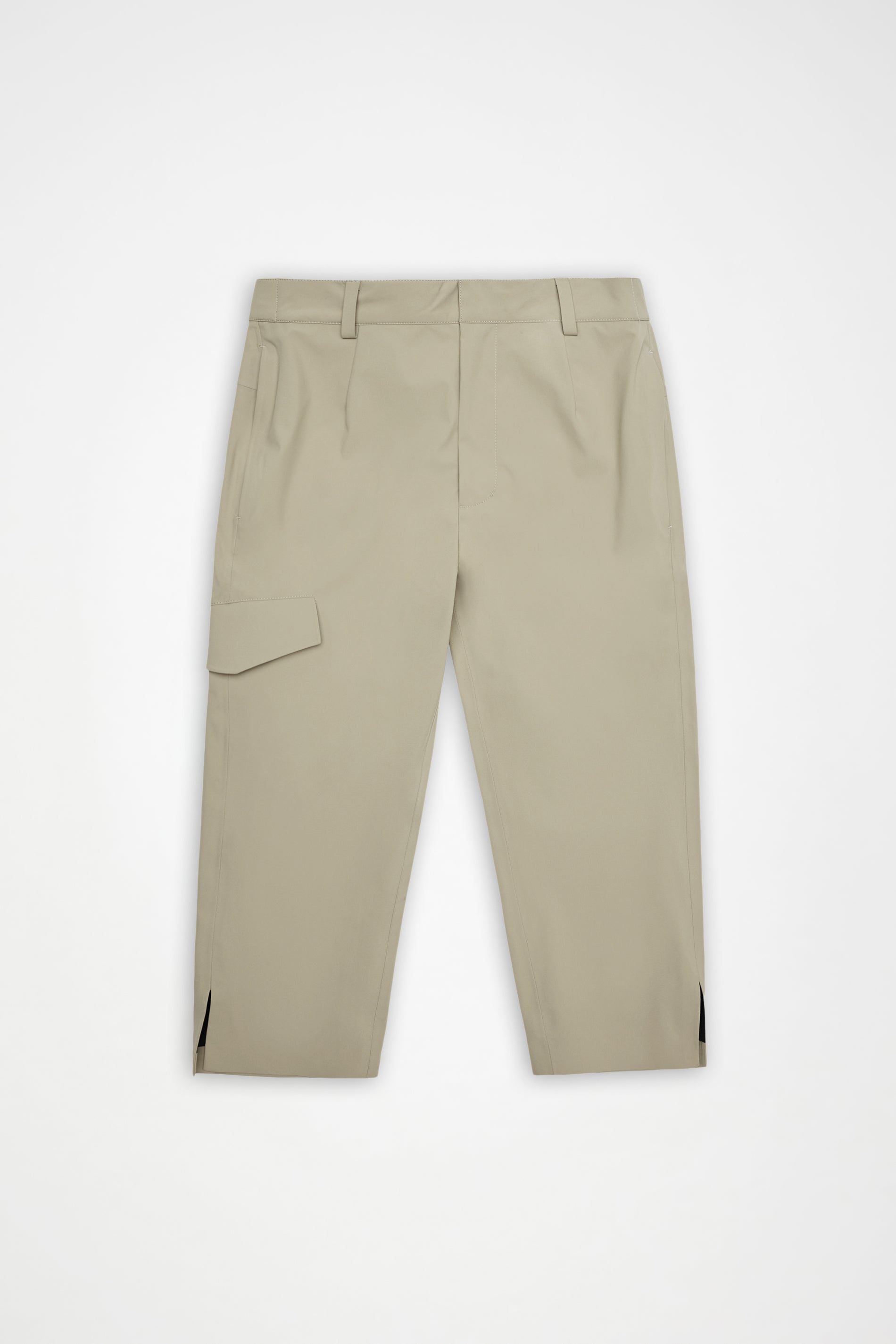 RAINS Suva Hardshell W Capri Beige Pants
