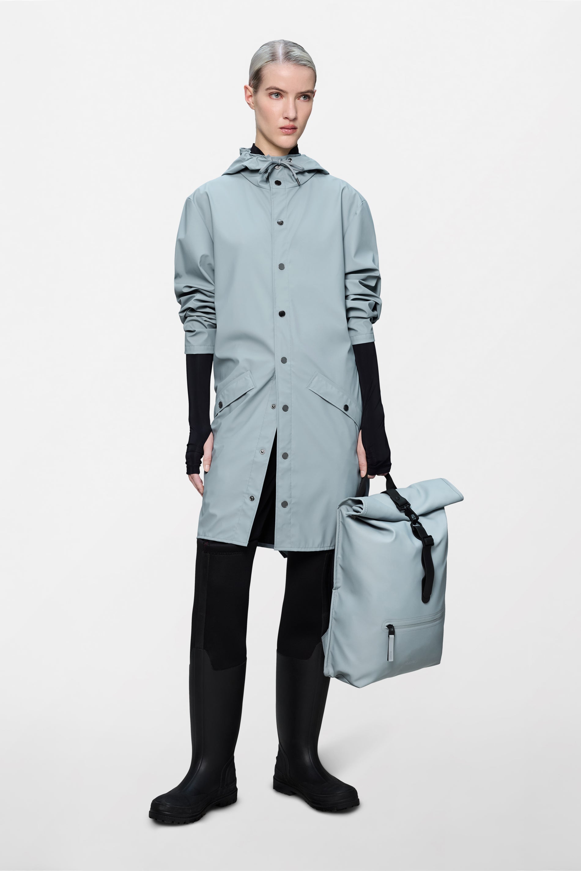 RAINS Long Jacket Pool Jacket