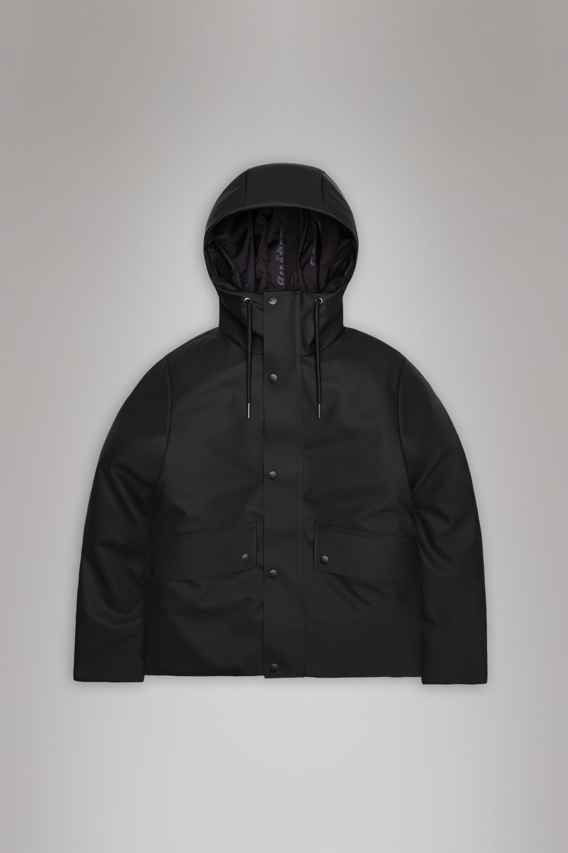 RAINS Nome Short W Parka Black Jacket