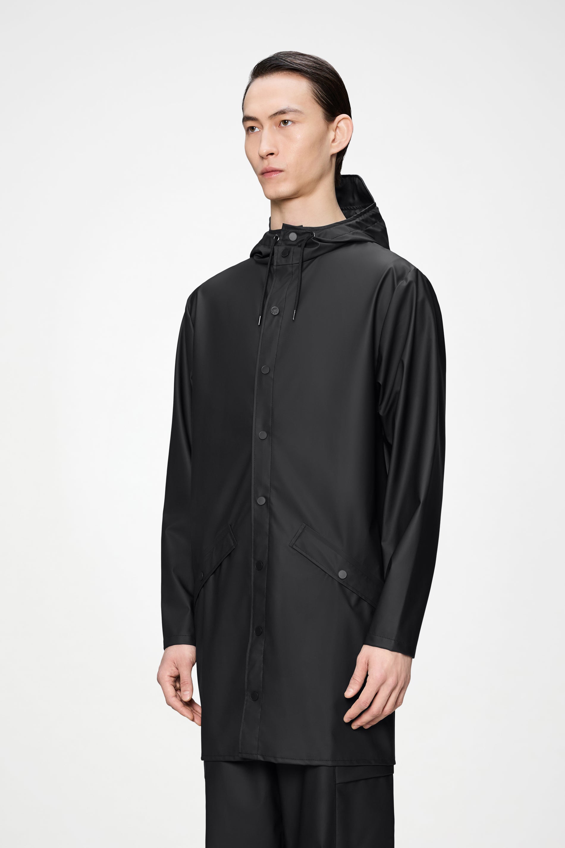 RAINS Long Jacket Black Jacket