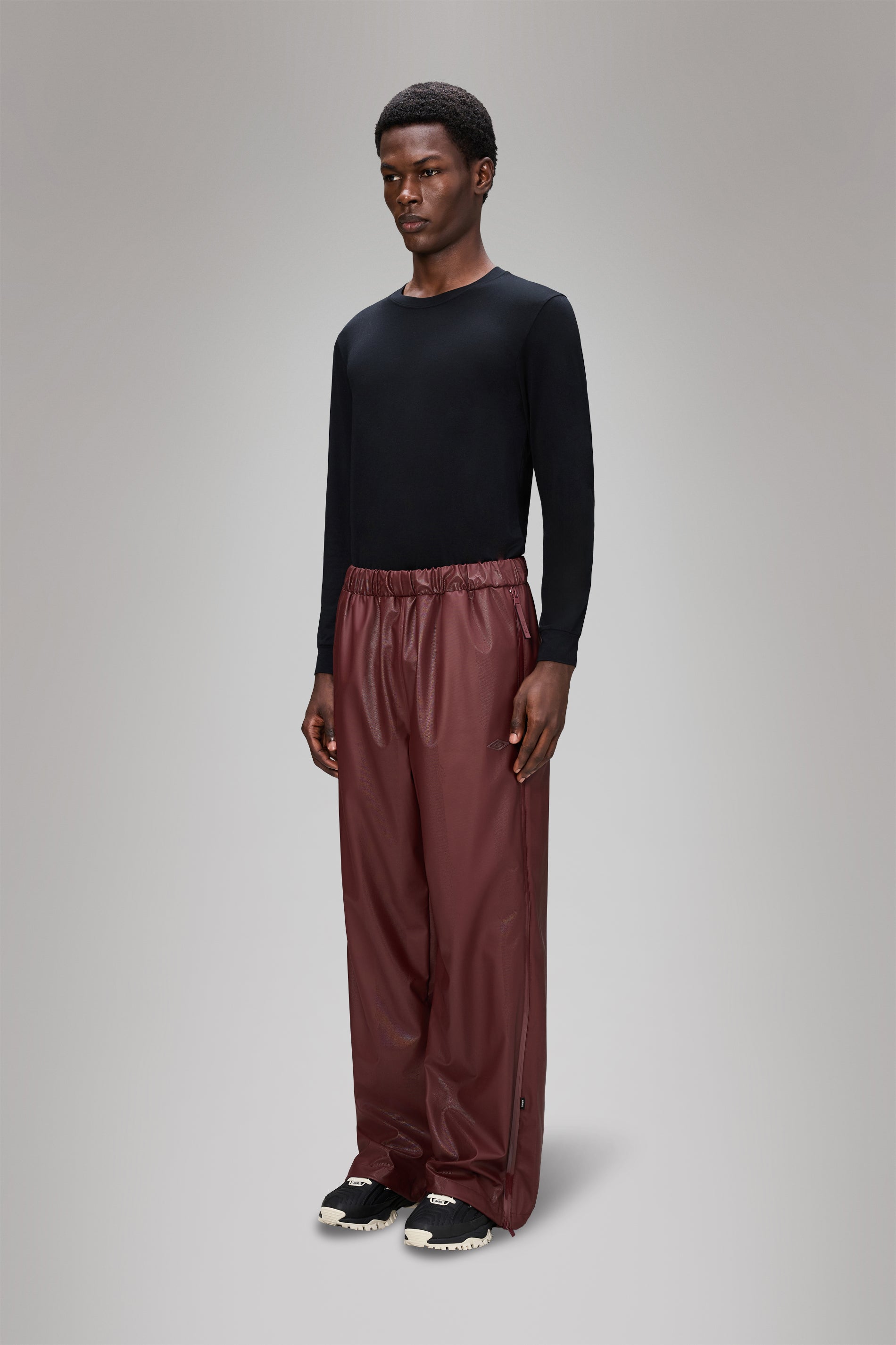 RAINS Rains x Umbro Apollo Pants Wide Maroon Red Pants