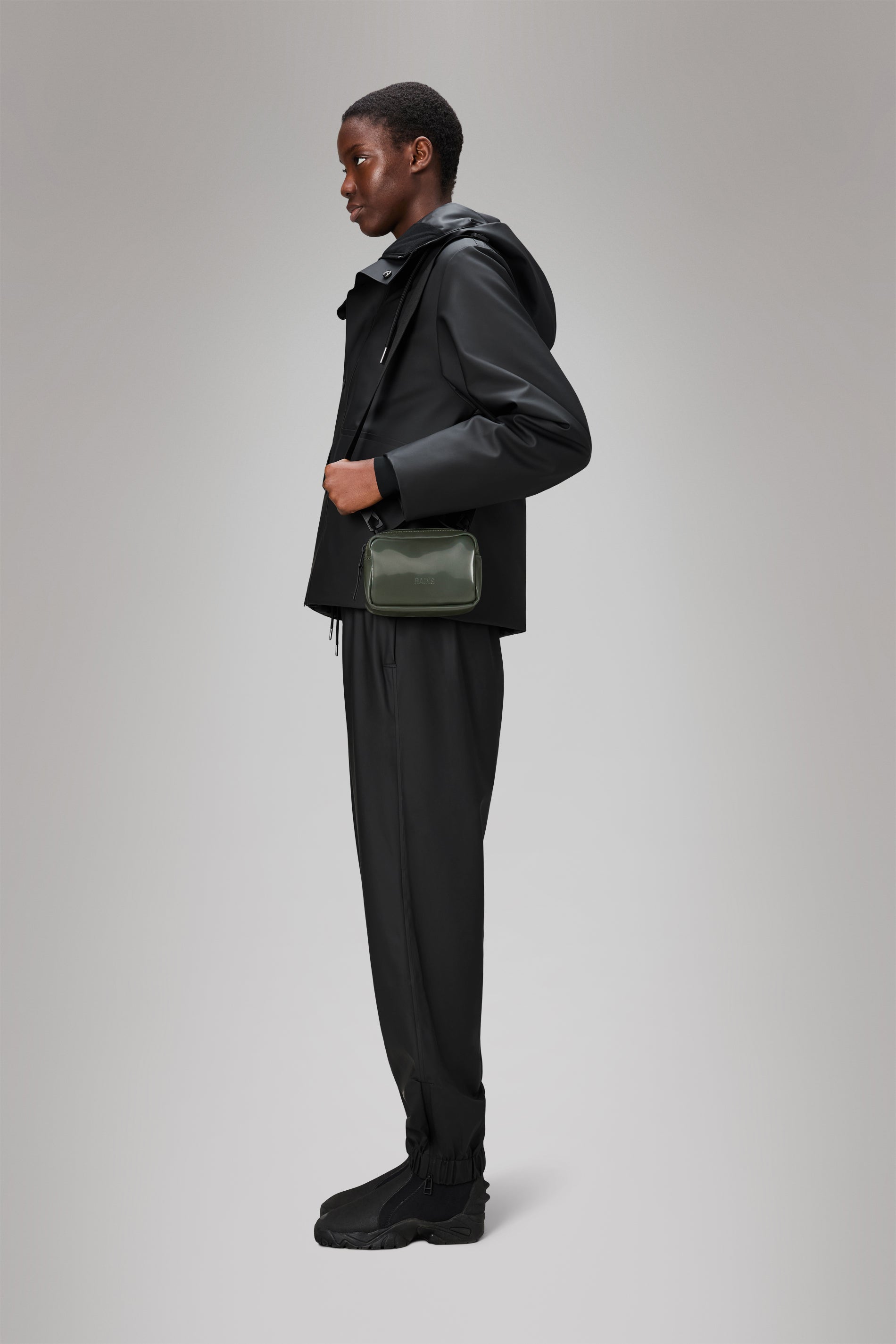 RAINS Box Bag Micro Swamp Crossbody