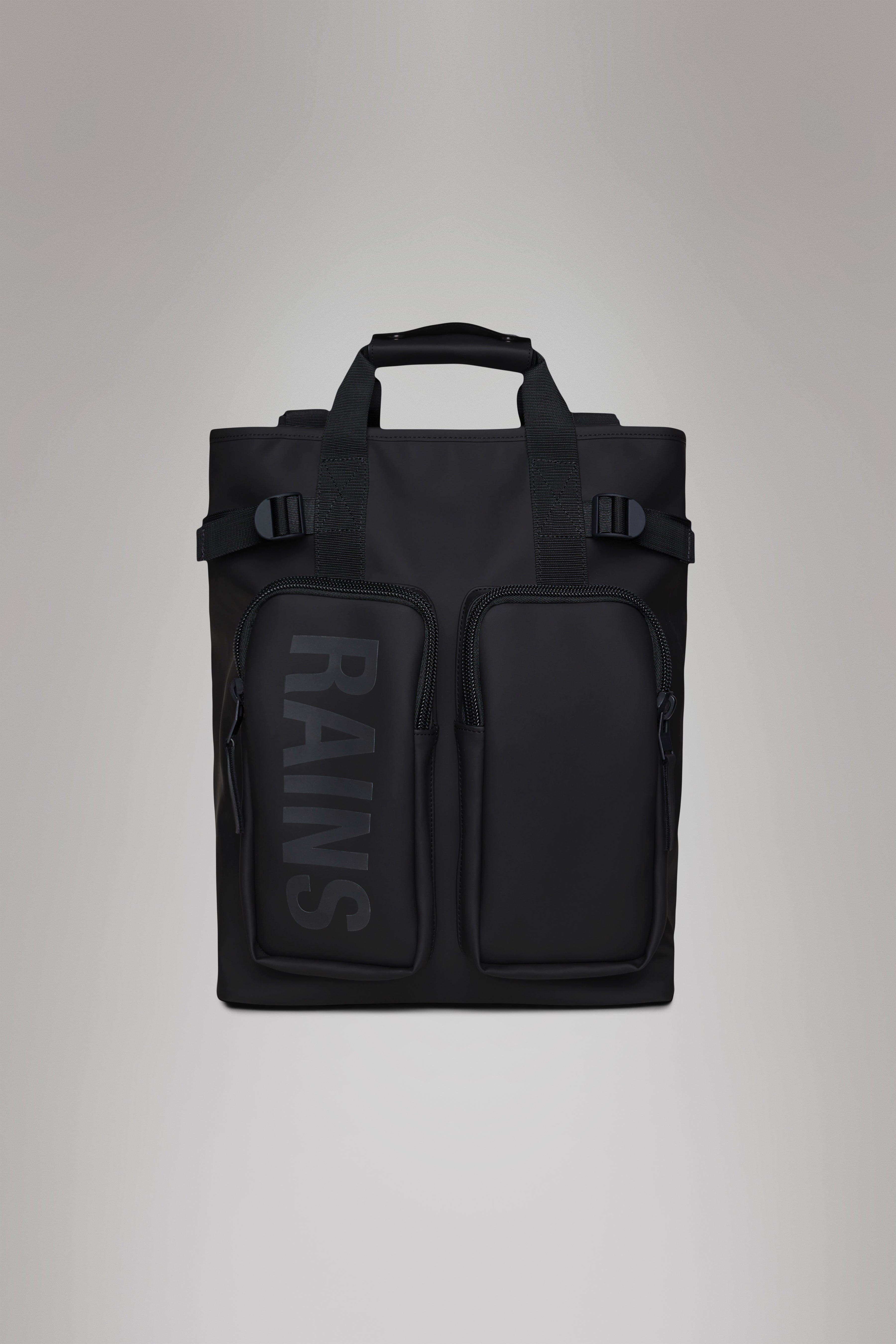 RAINS Texel Tote Backpack Black Backpack