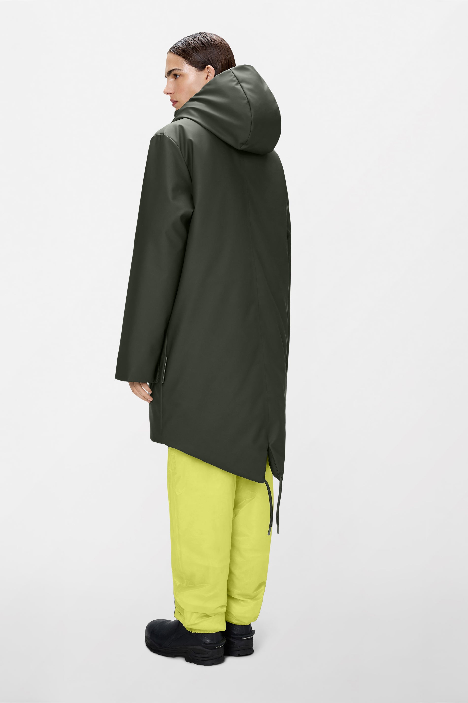 RAINS Nome Long Parka Green Jacket