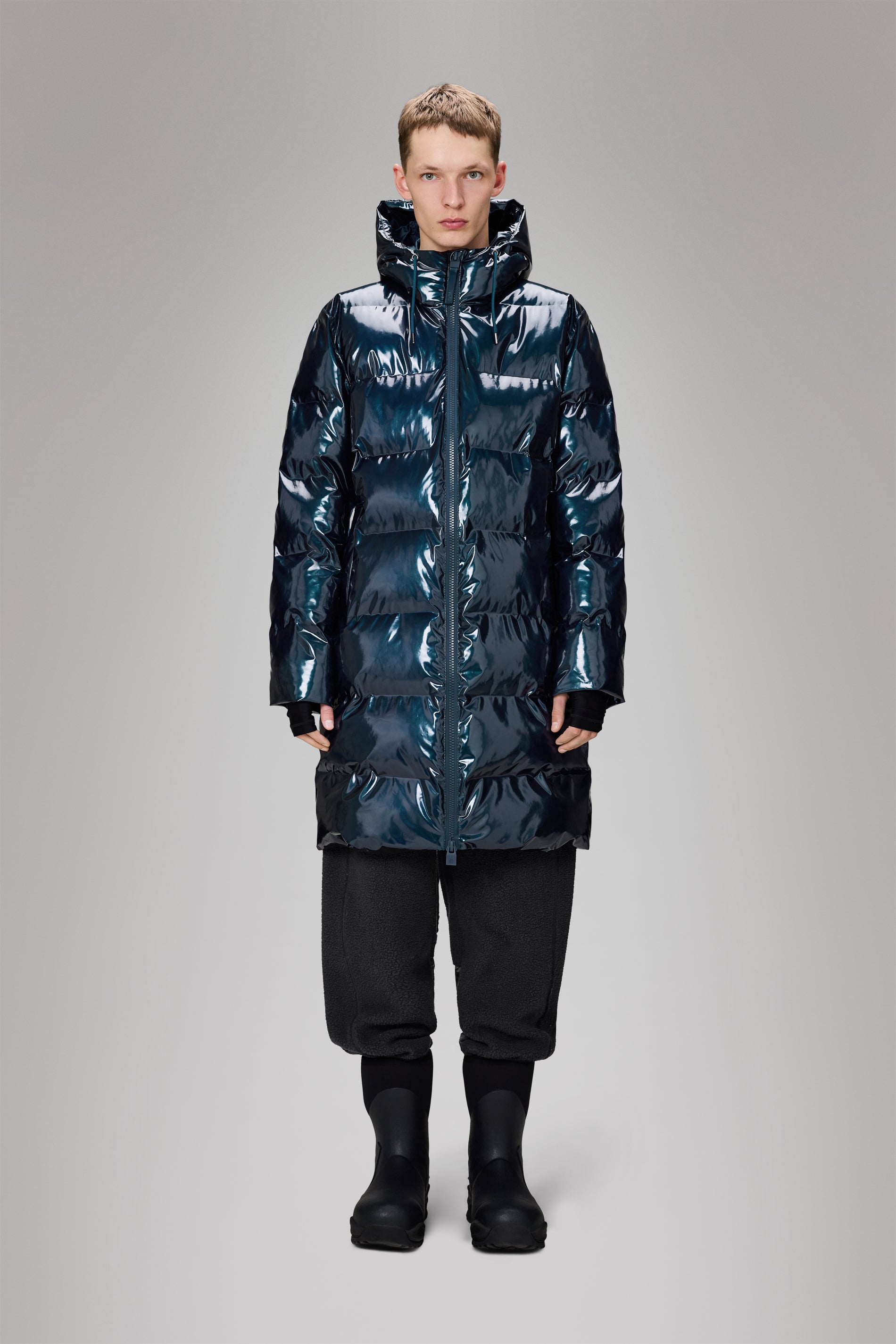 RAINS Alta Longer Puffer Jacket Spill Jacket
