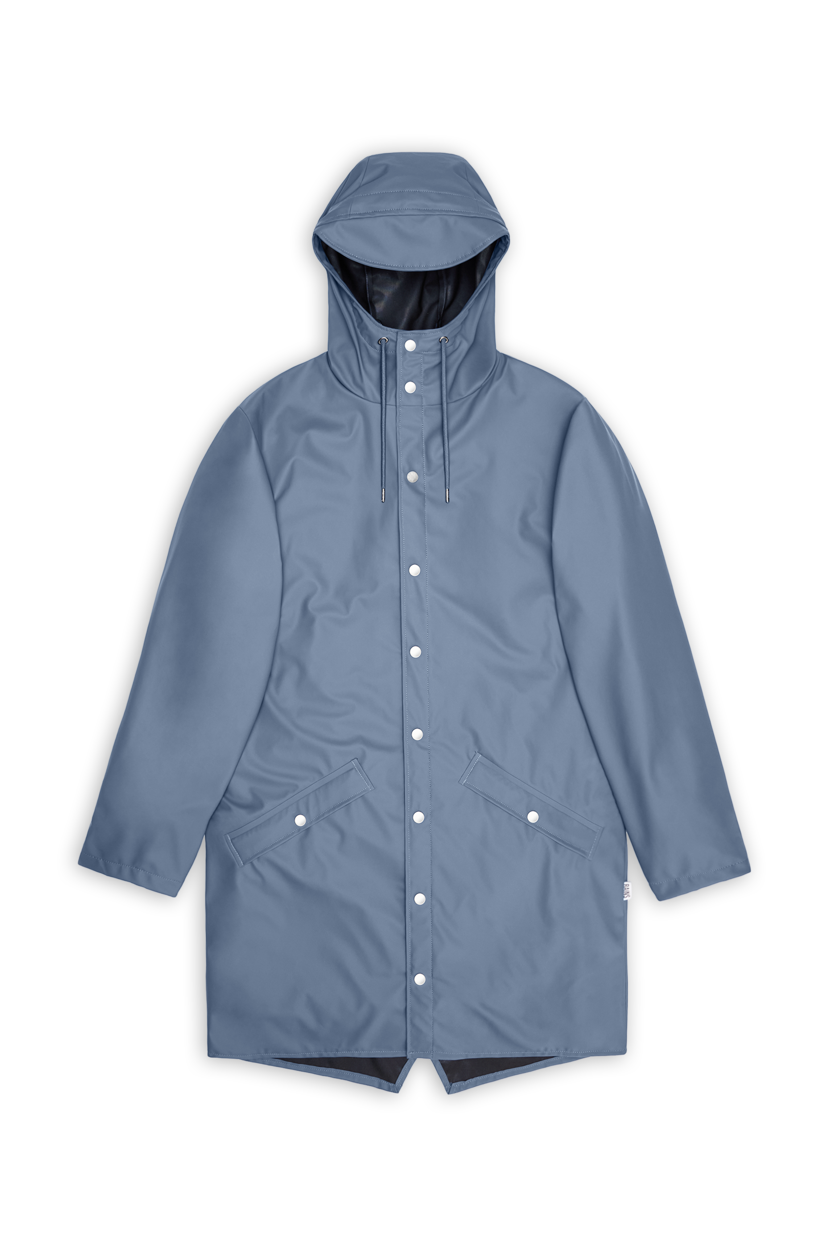 RAINS Long Jacket Blue Dusk Jacket