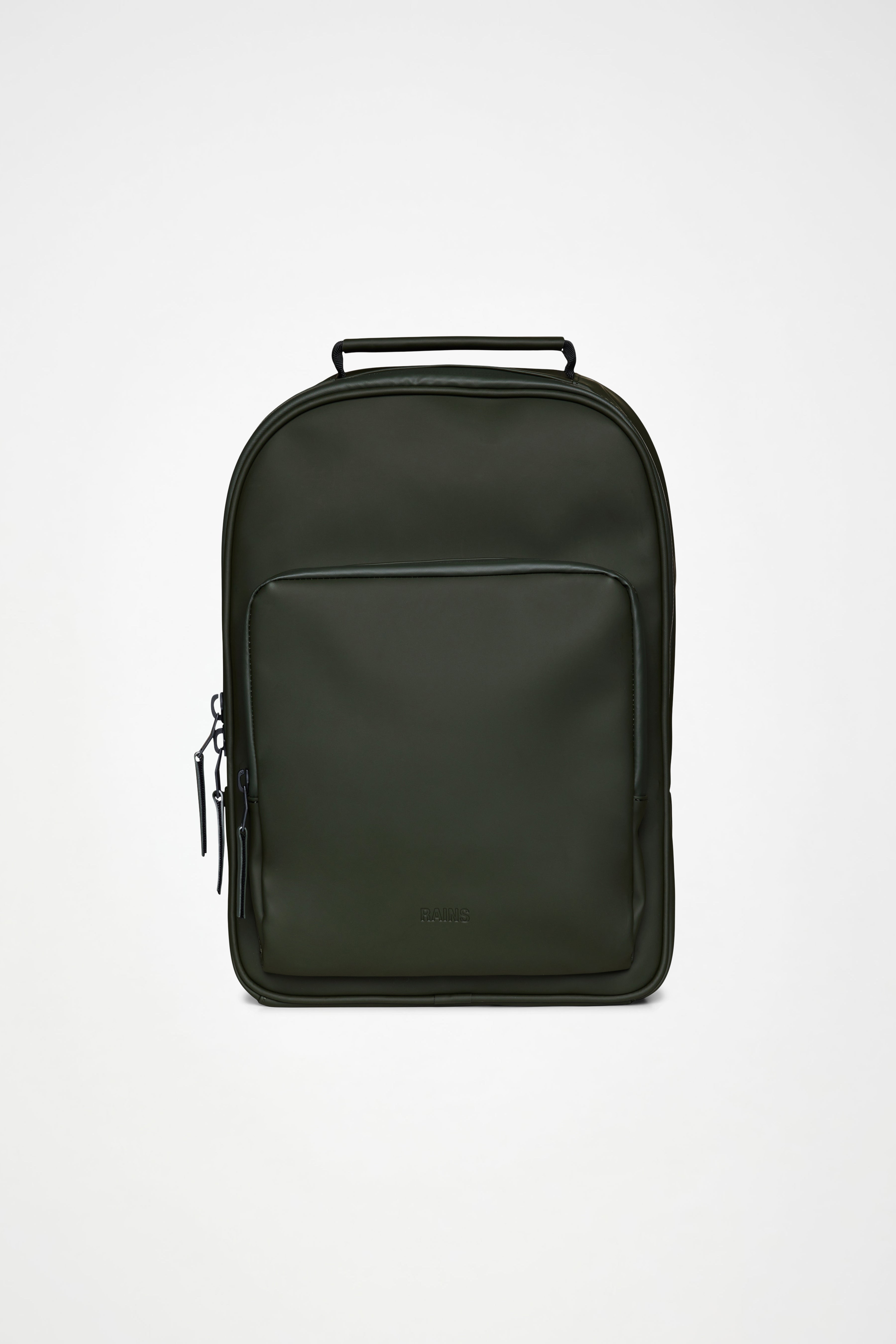 RAINS Book Daypack Green Backpack