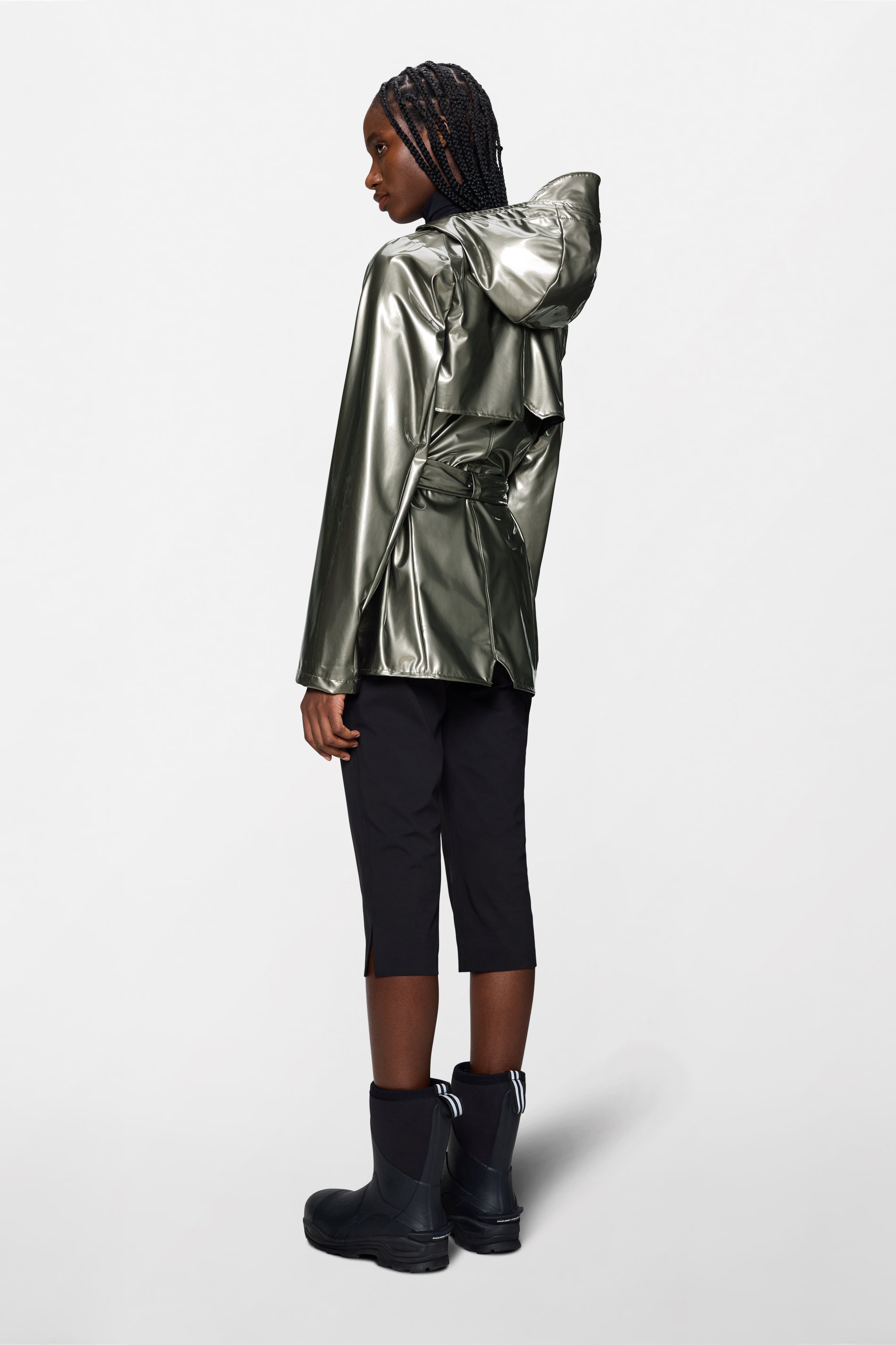 RAINS Curve Jacket Raven Jacket