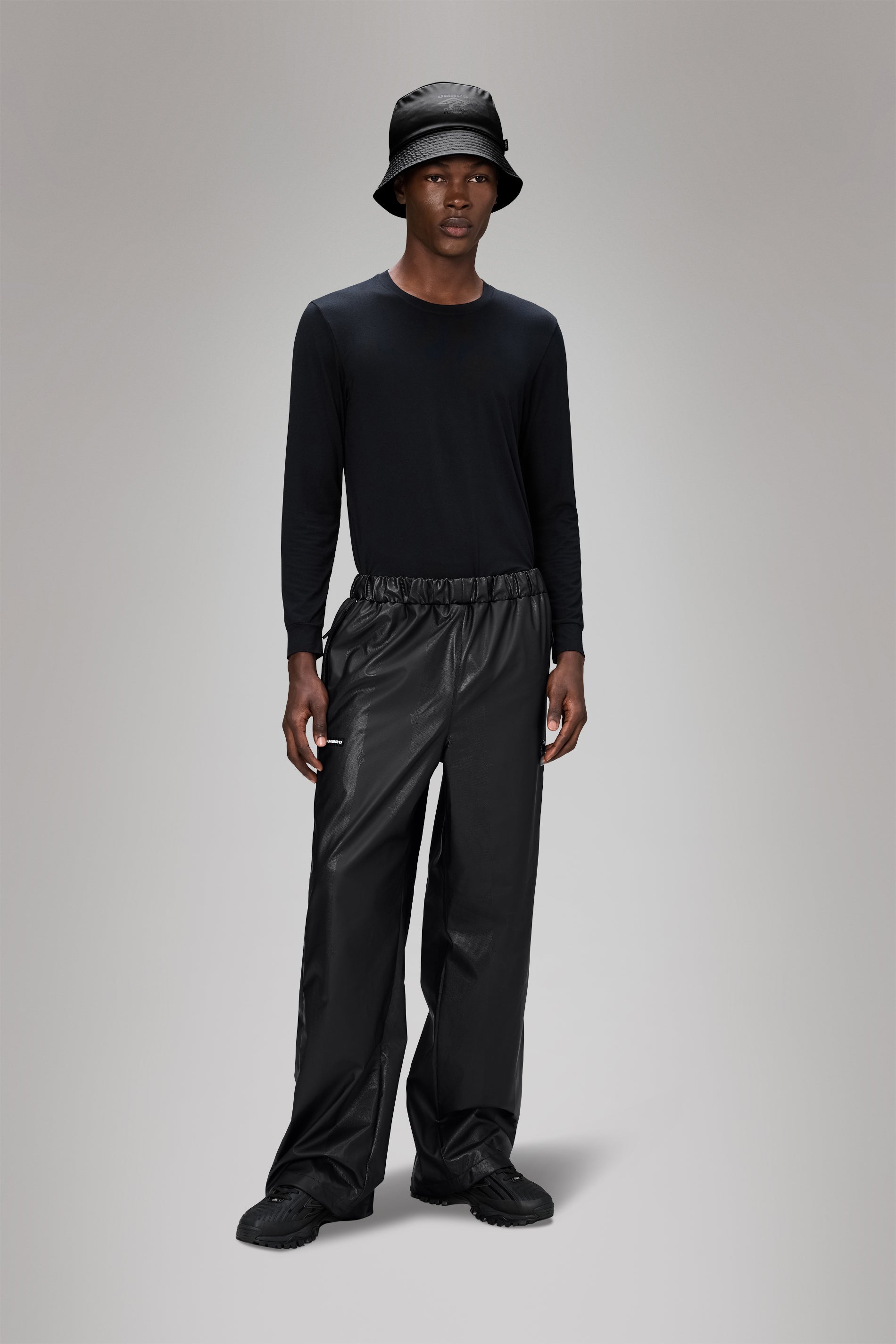 RAINS Rains x Umbro Apollo Pants Wide Black Pants