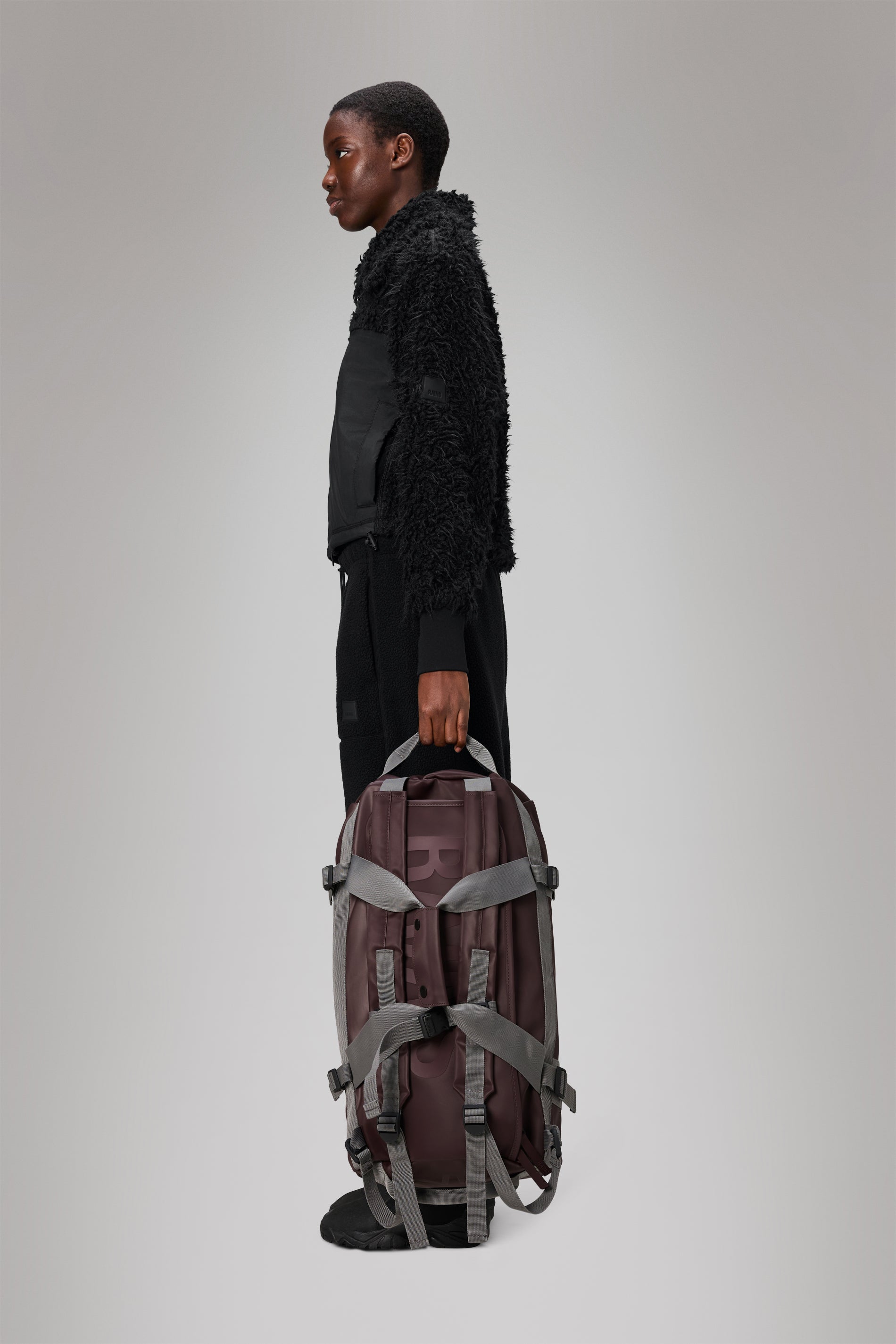 RAINS Texel Duffel Bag Small Depth Duffel