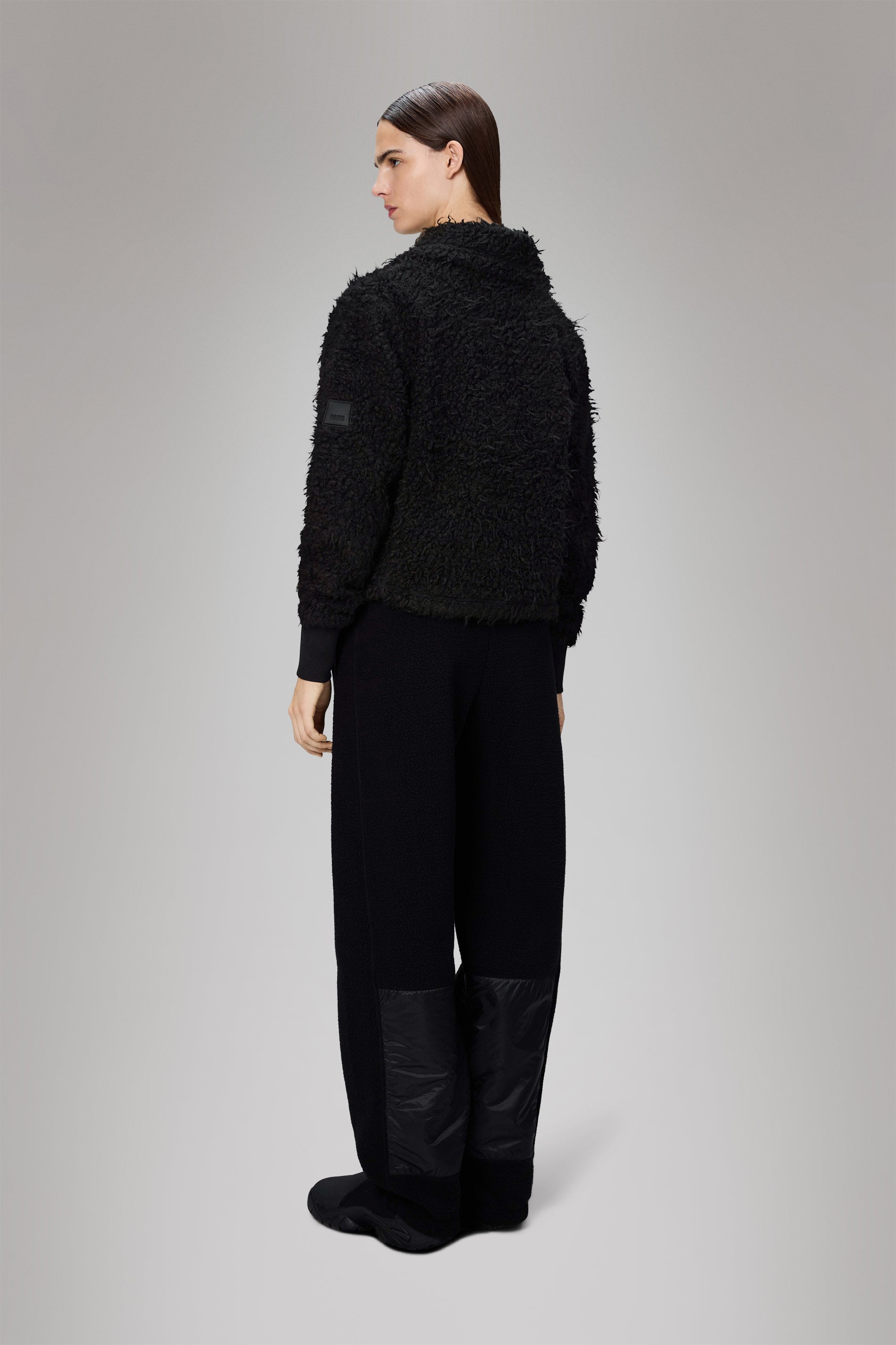 Rains Trikala Vision Fleece W Jacket Black Jacket