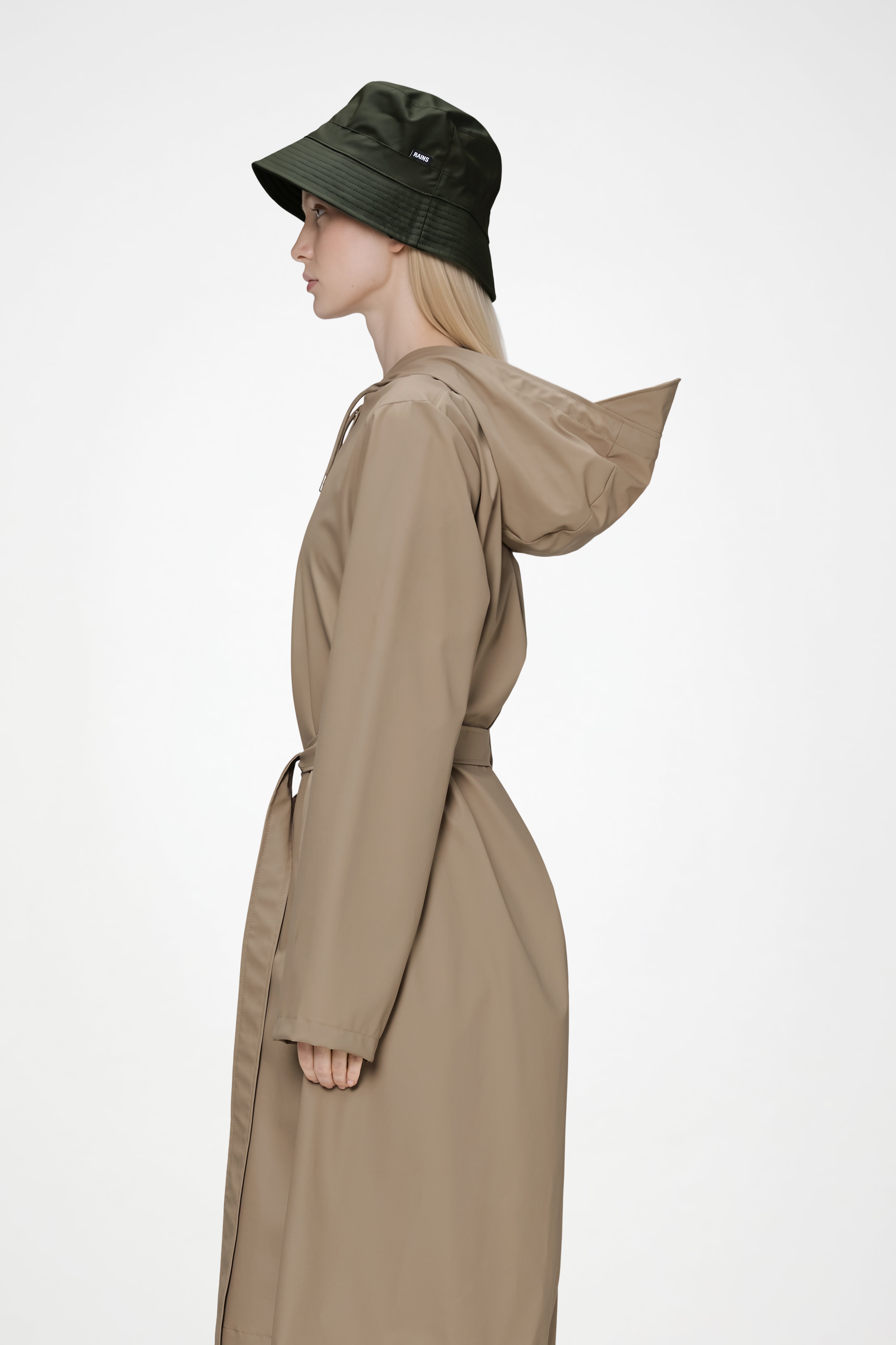 RAINS Bucket Hat Green Headwear