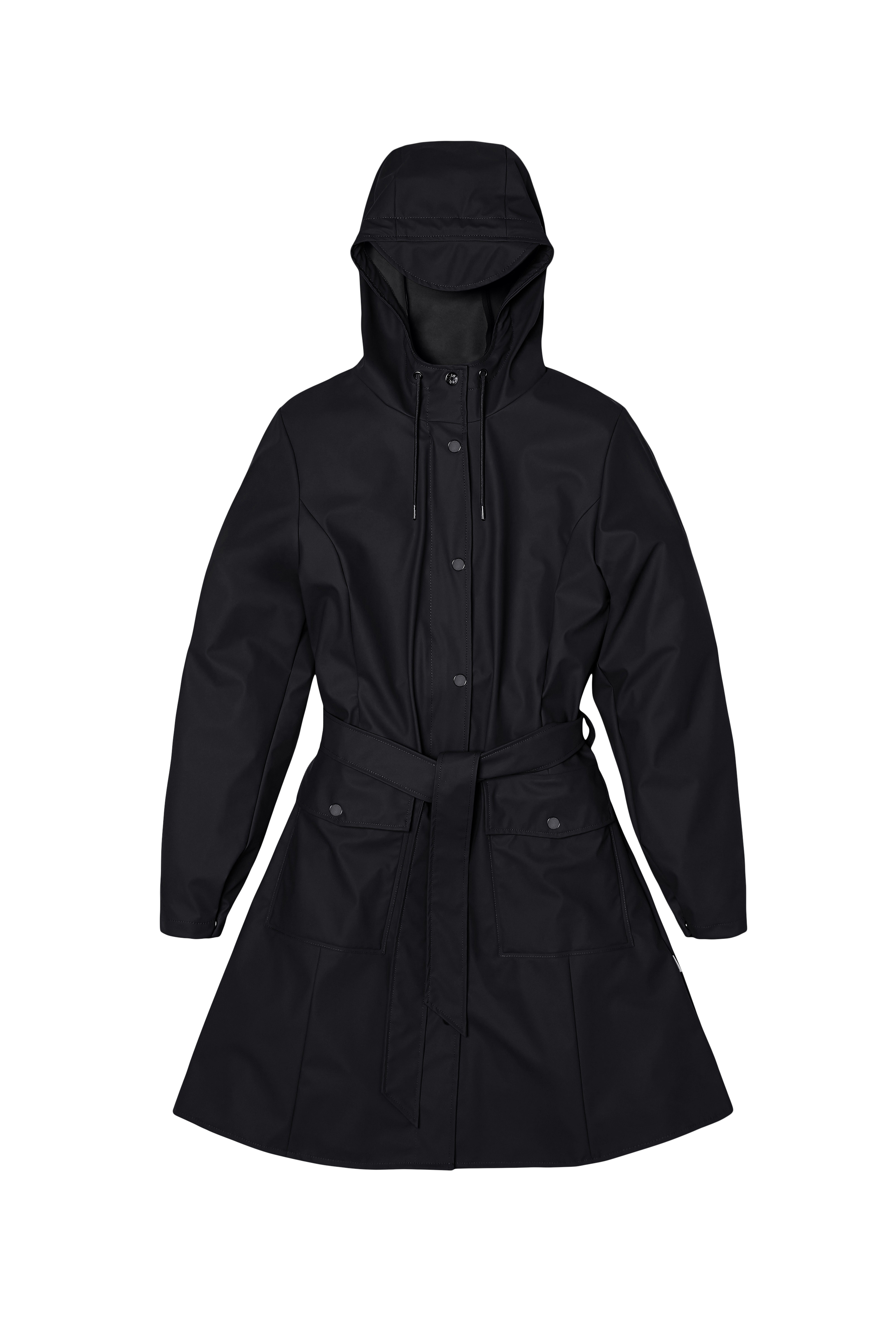 RAINS Curve Long Jacket
Black Jacket