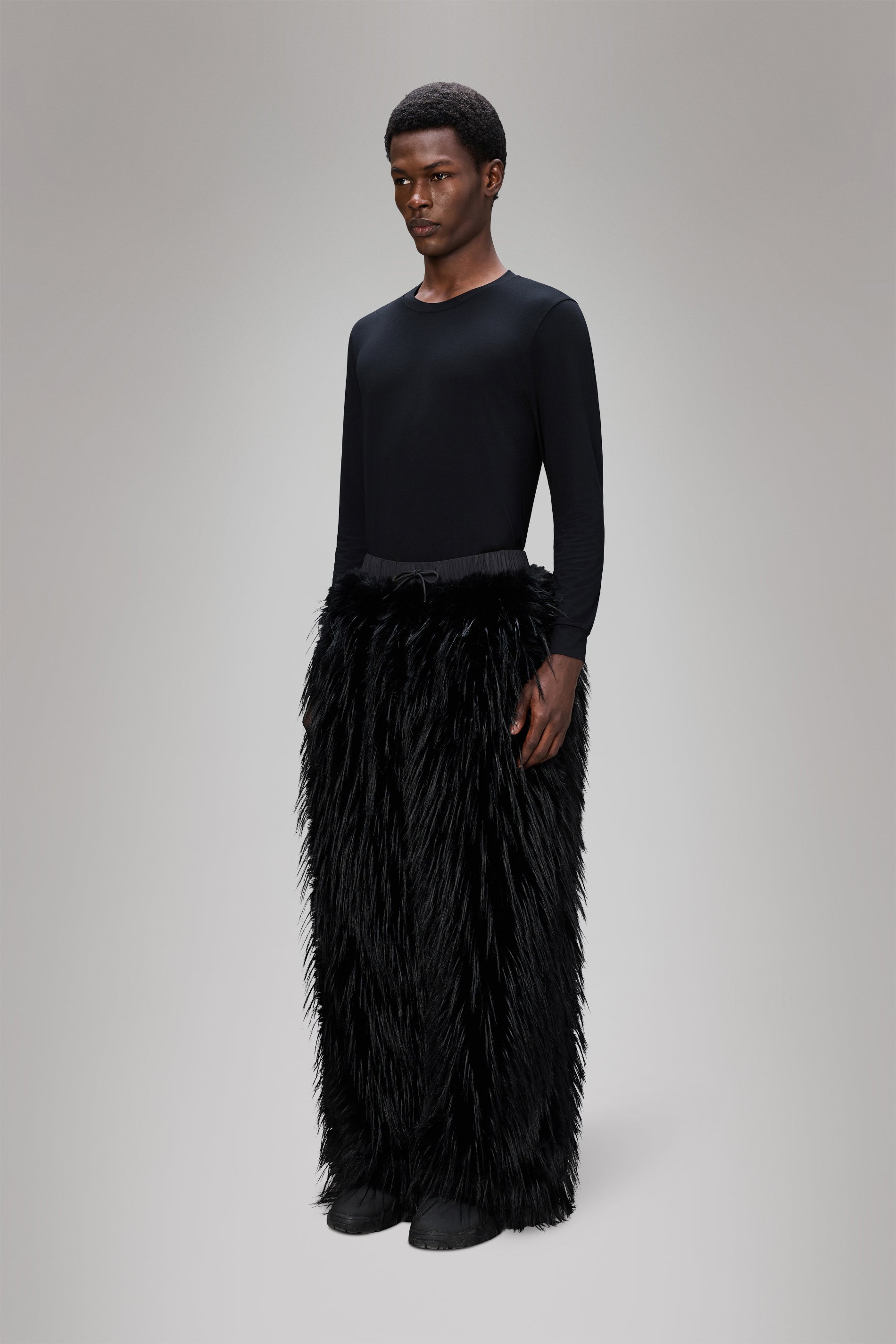 RAINS Vision Fleece Pants Black Pants