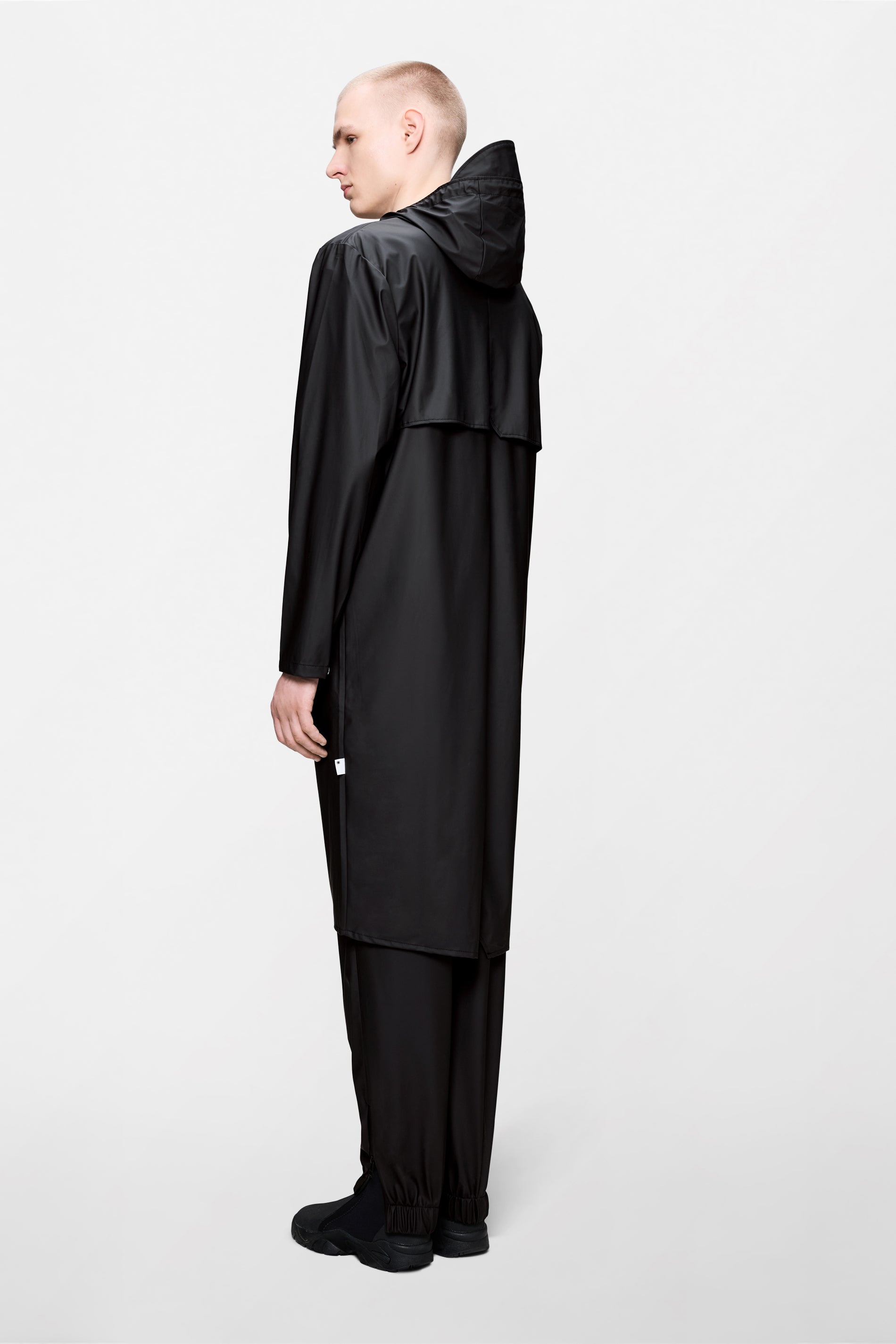 RAINS Longer Jacket Black Jacket