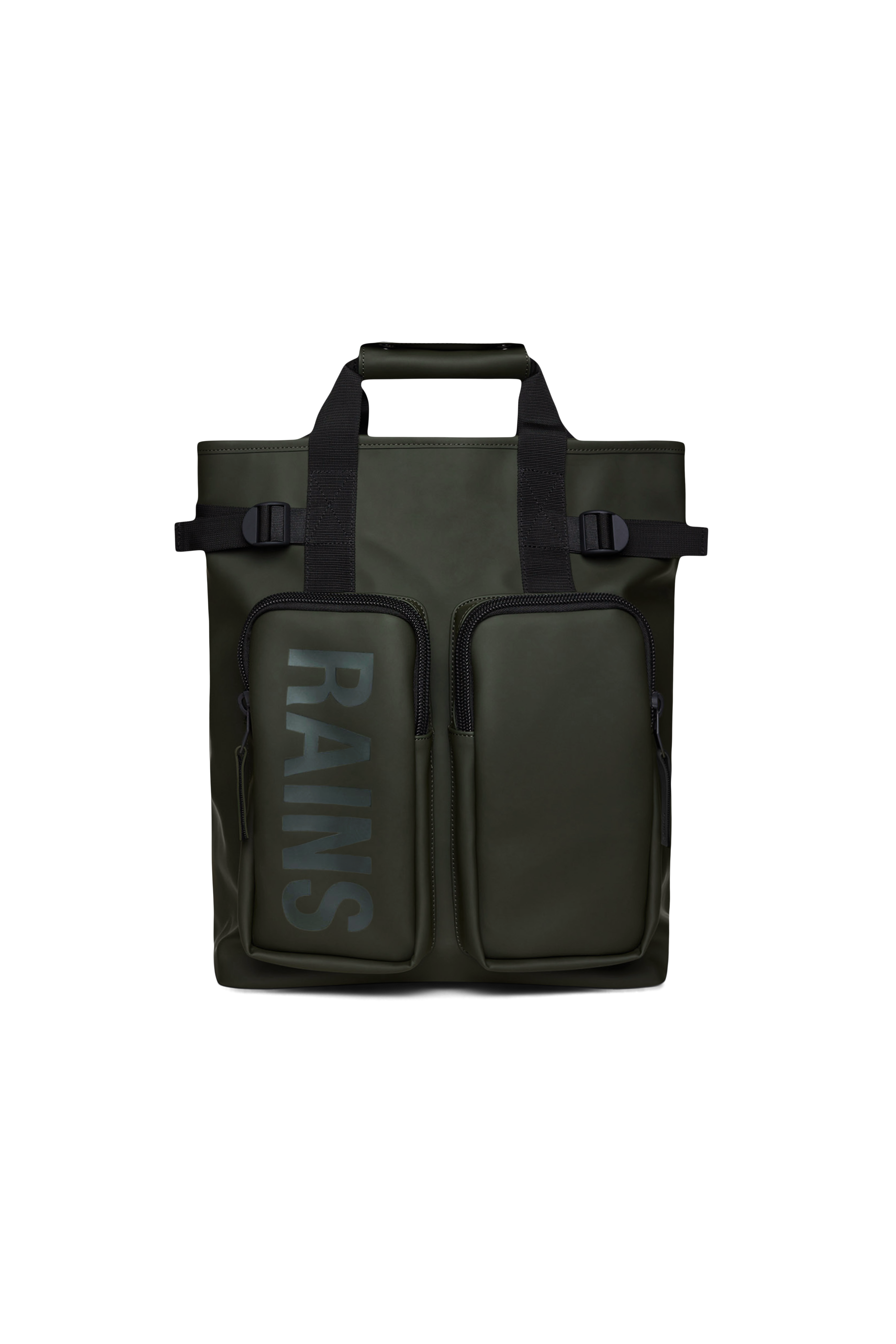 RAINS Texel Tote Backpack Green 15L H43 x D12.50 x W32 cm Backpack
