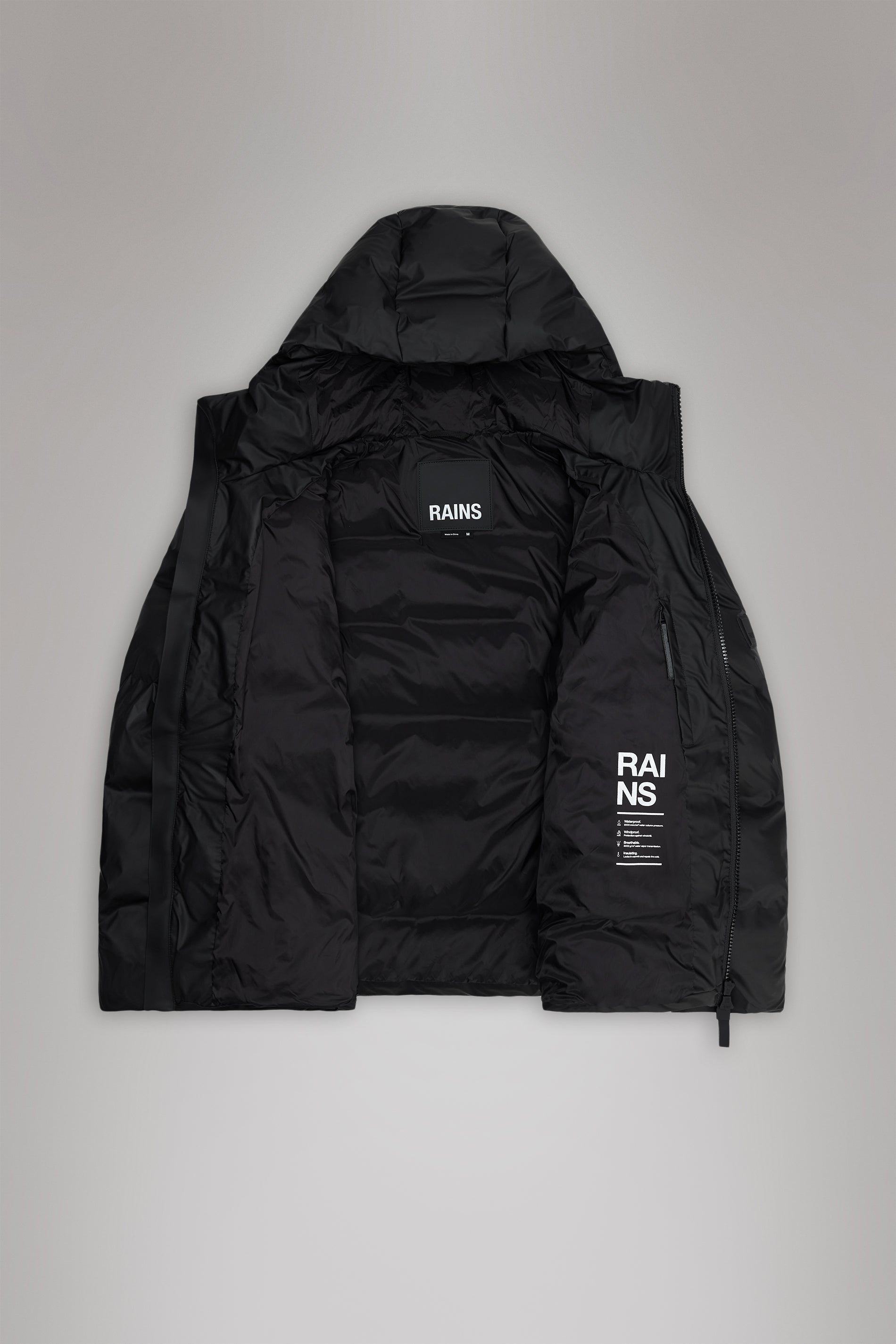 Rains Alta Puffer Jacket Green Jacket