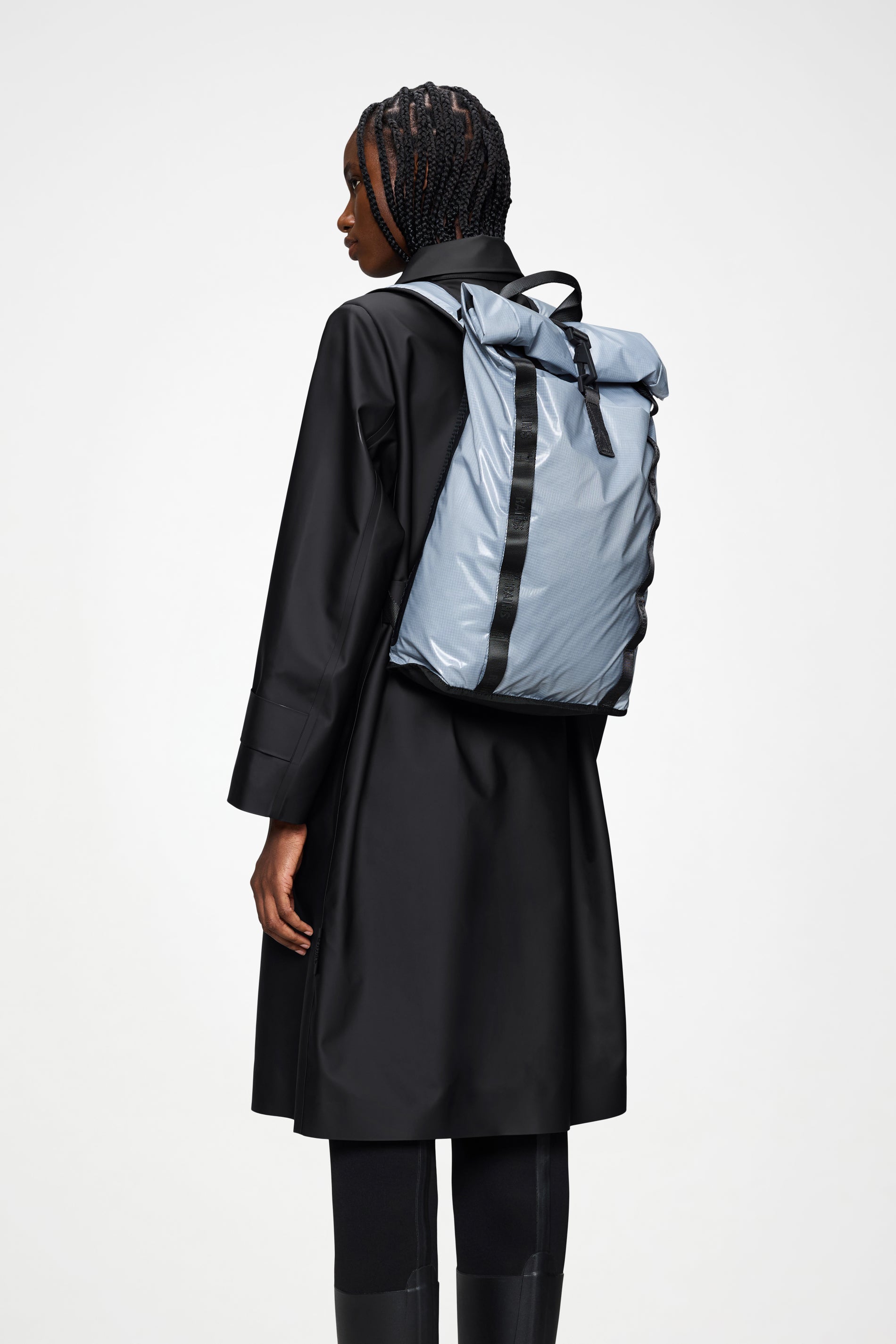 RAINS Sibu Rolltop Rucksack Pool 20.50L H46 x D12 x W30 cm Backpack