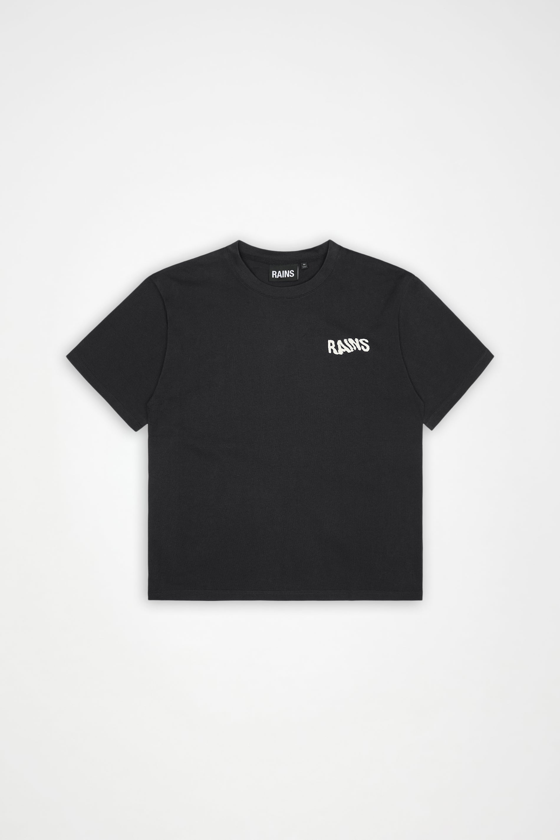 RAINS Classic T-shirt Ripple Black Short Sleeve