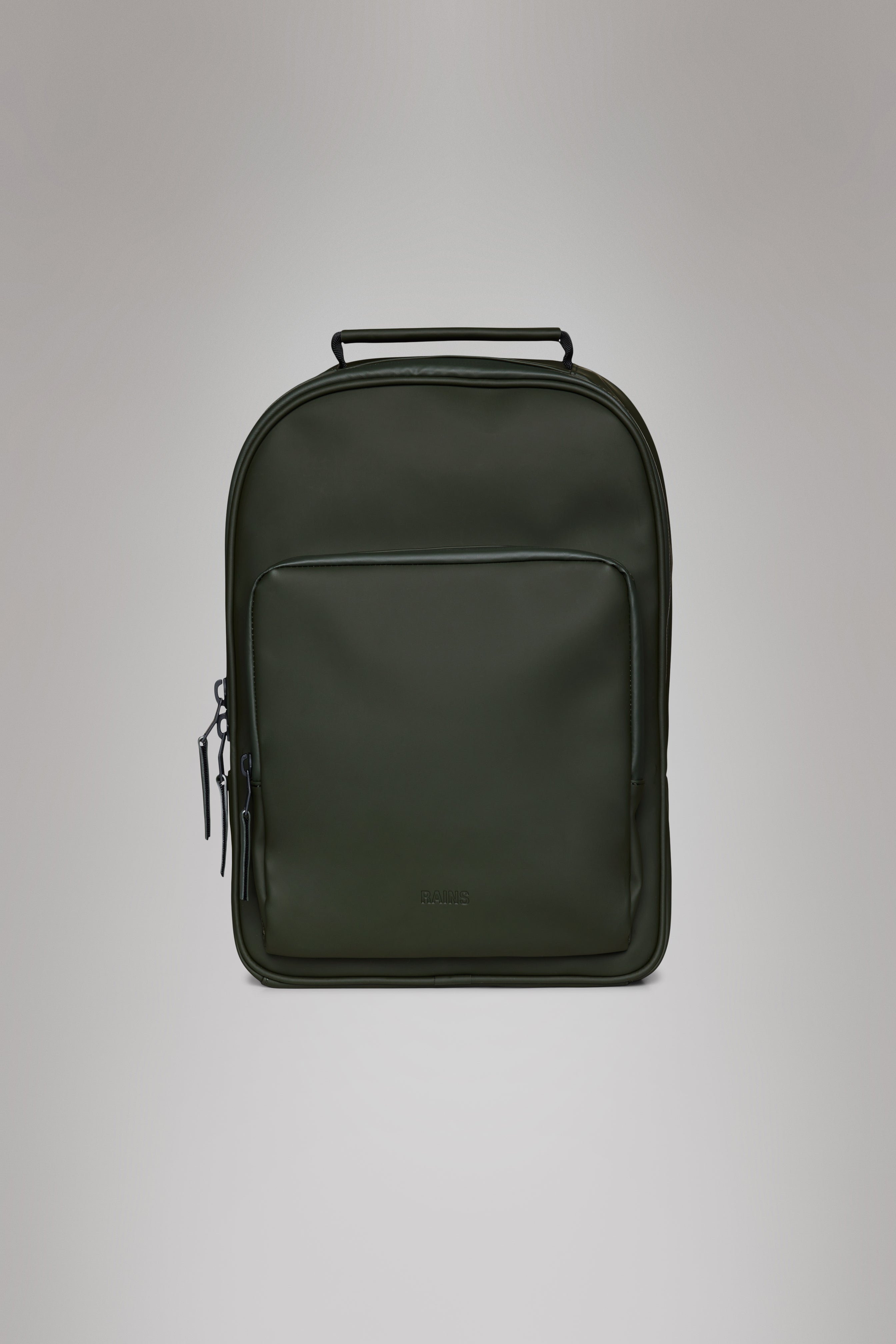 RAINS Book Daypack Green 10L H38 x D10 x W28 cm Backpack