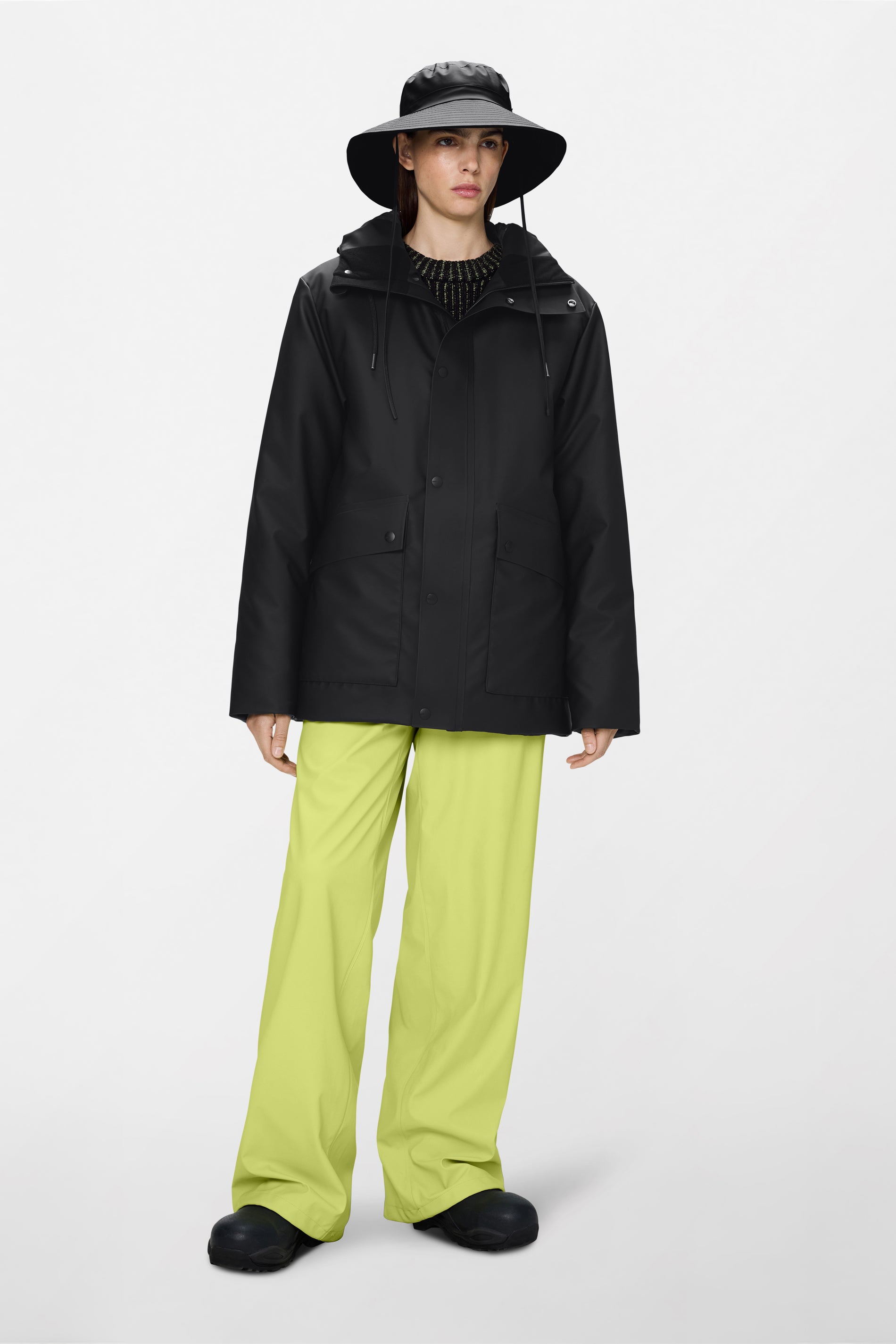RAINS Nome Parka Black Jacket