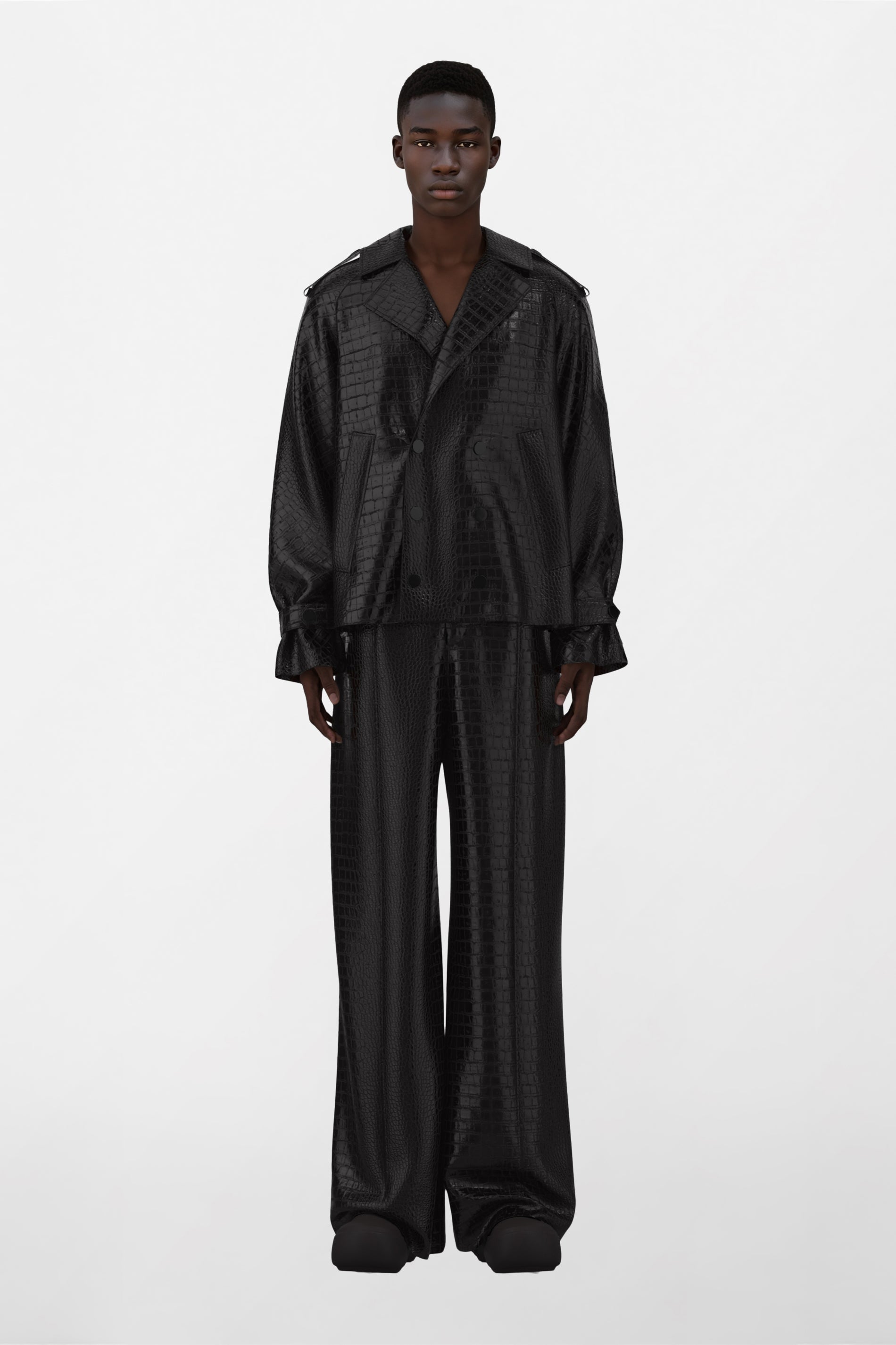 RAINS Short Trench Coat Bite Jacket