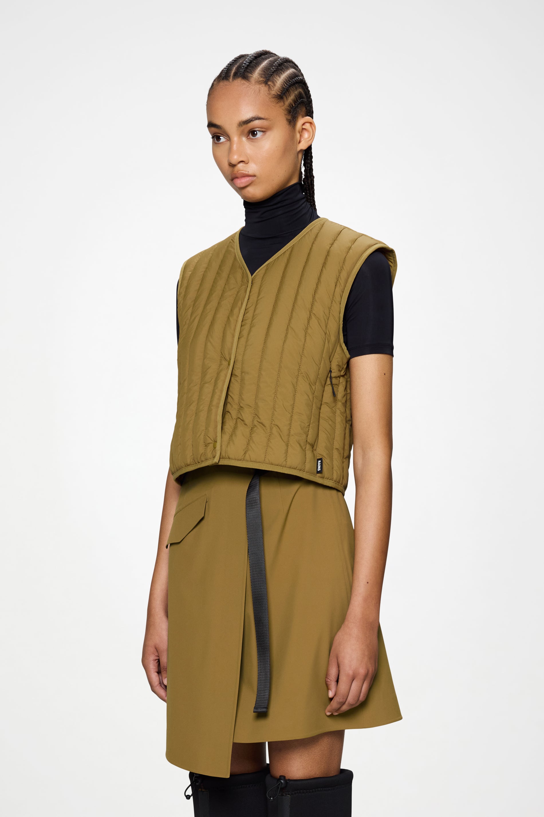 RAINS Banja Short Liner W Vest Dawn Short Sleeve