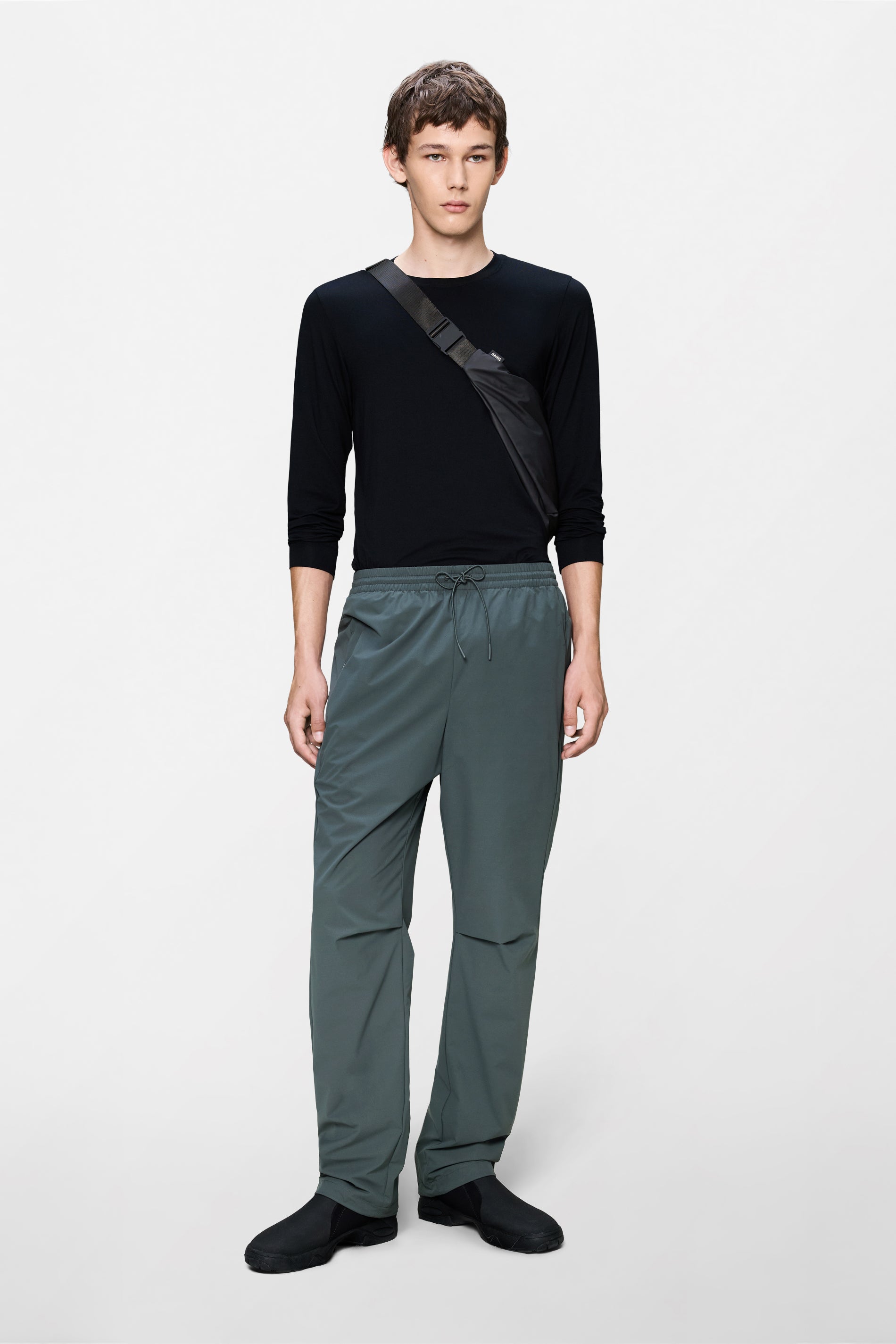 RAINS Mito Pants Regular Dark Grey Pants