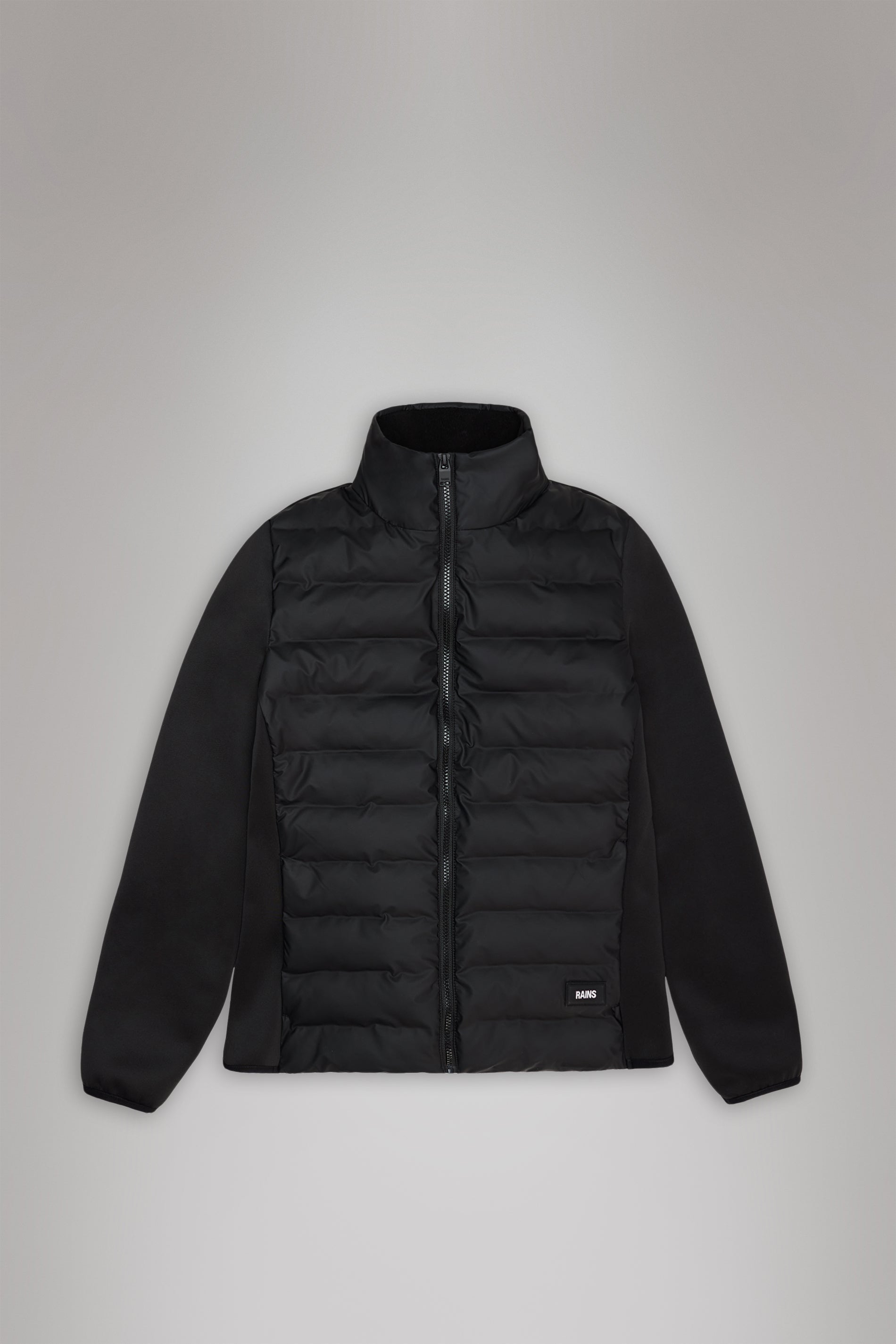 RAINS Safi Fleece Hybrid Curve Jacket Black Jacket