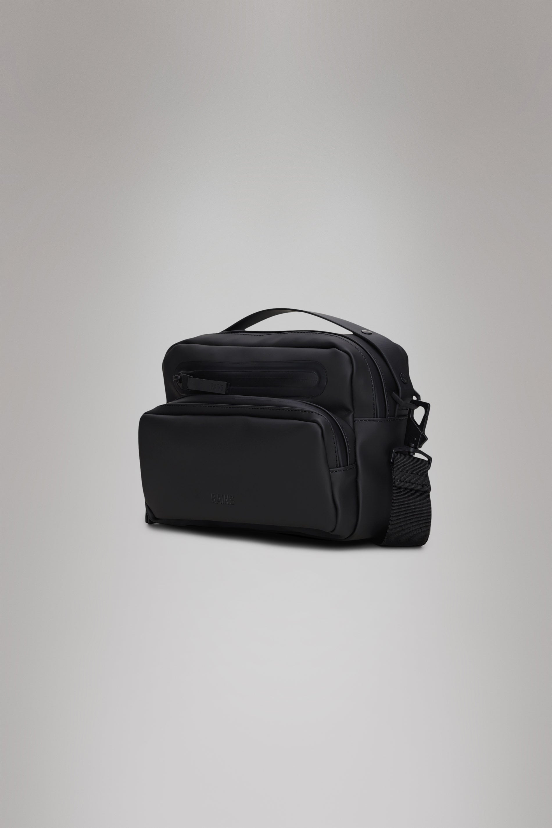 RAINS Cargo Box Bag Black 3.60L H18 x D9 x W25 cm Crossbody