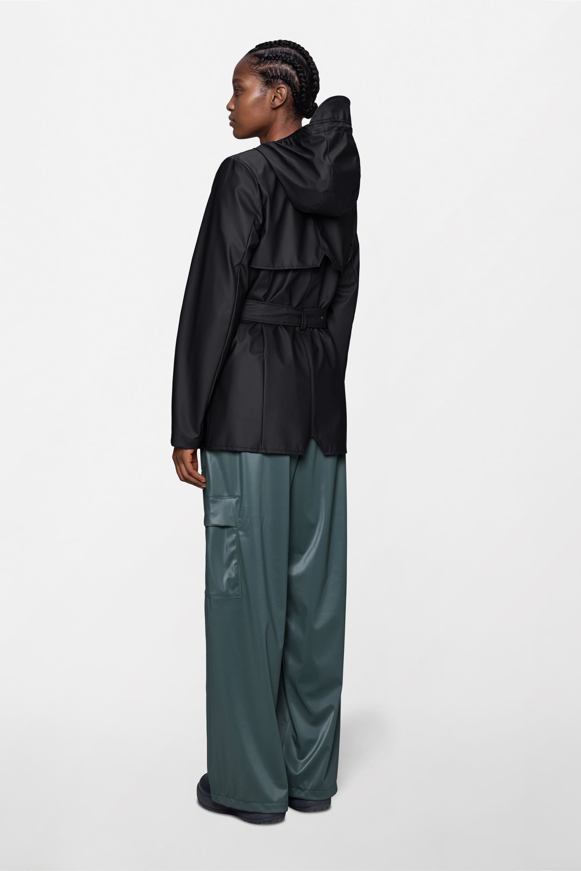 RAINS Curve Jacket Black Jacket
