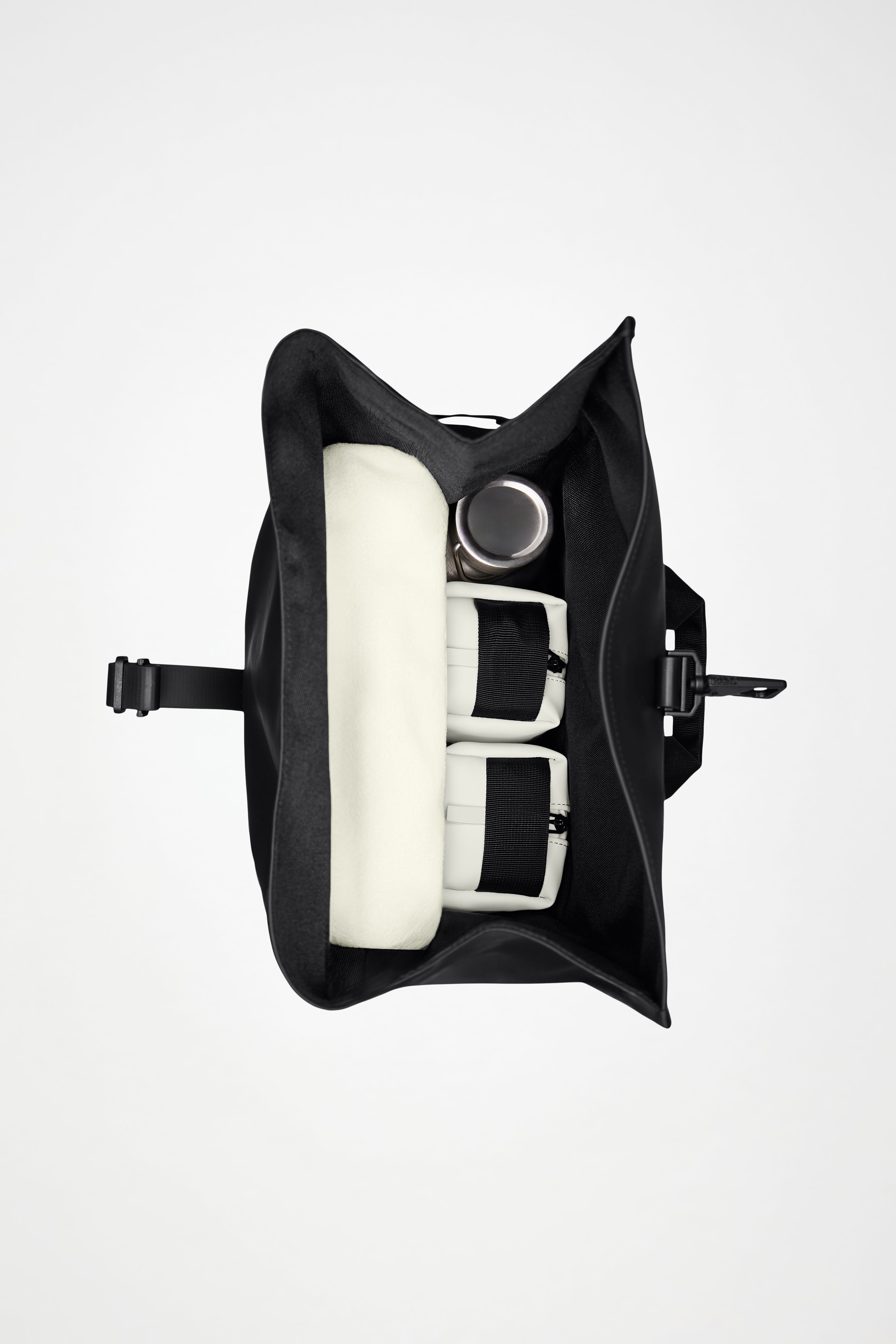 RAINS Rolltop Rucksack Large Navy 23L H63 x D14 x W32 cm Backpack