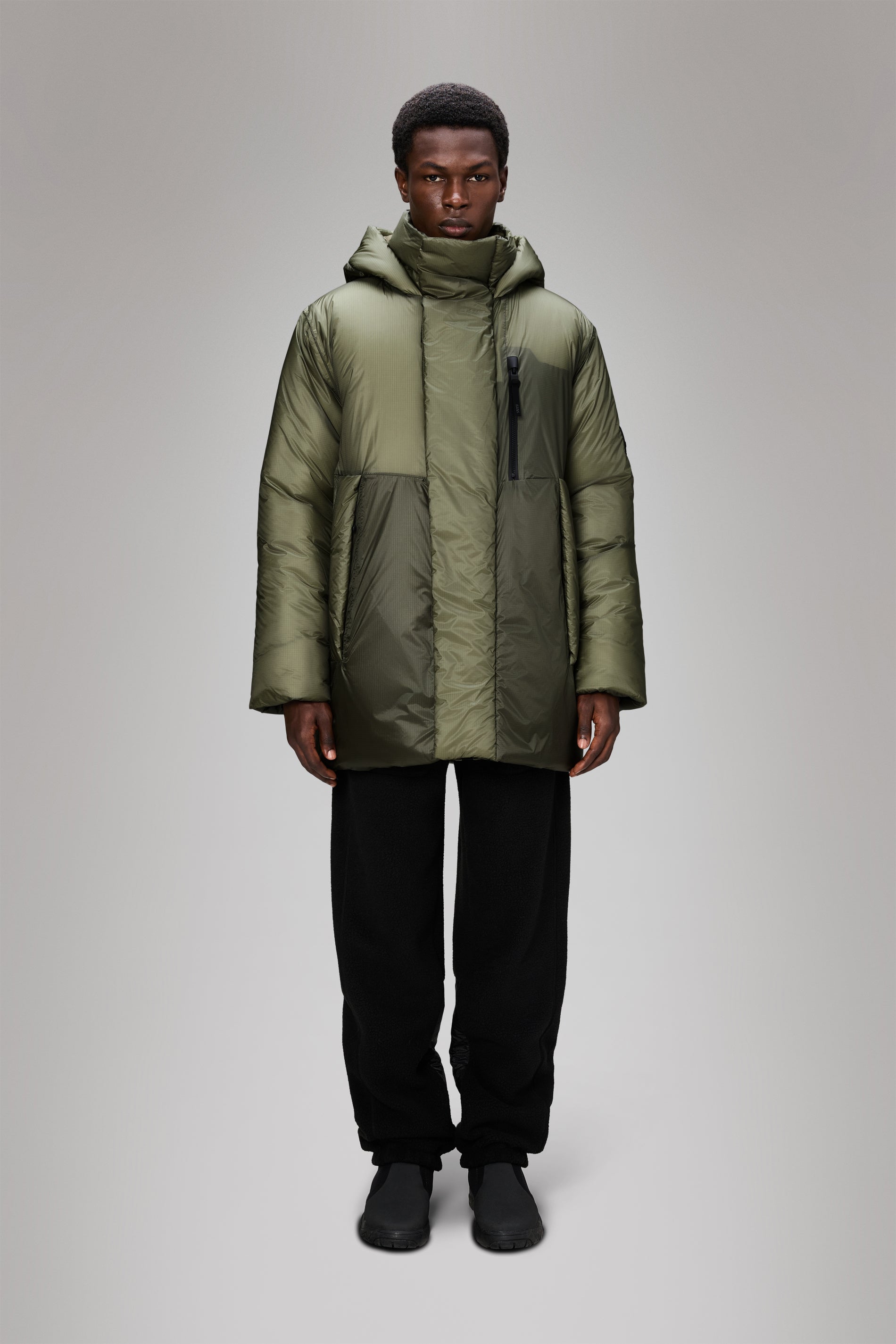 RAINS Torna Insulated Long Jacket Marsh Jacket