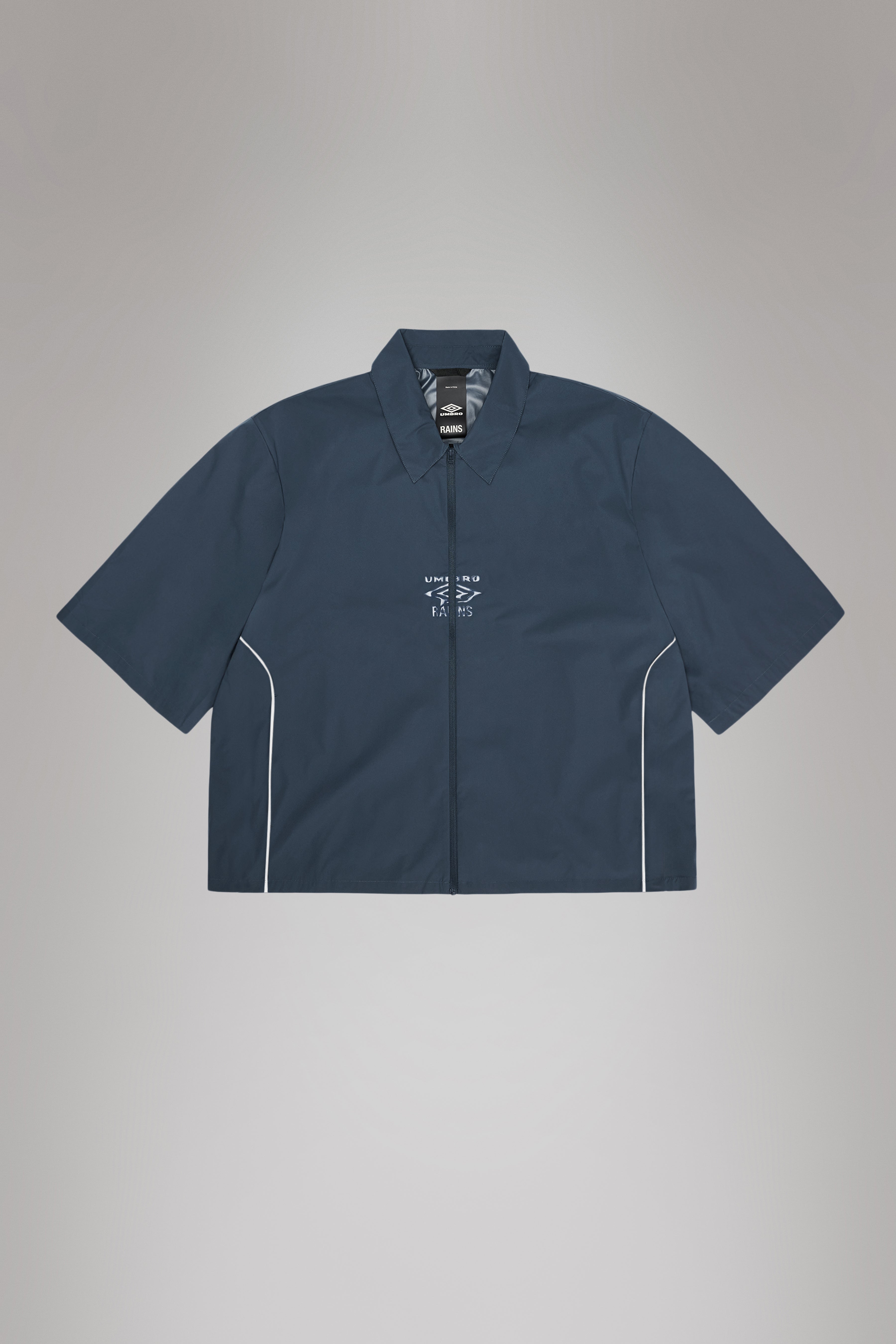 RAINS Rains x Umbro Drill Overshirt Major Blue Short Sleeve
