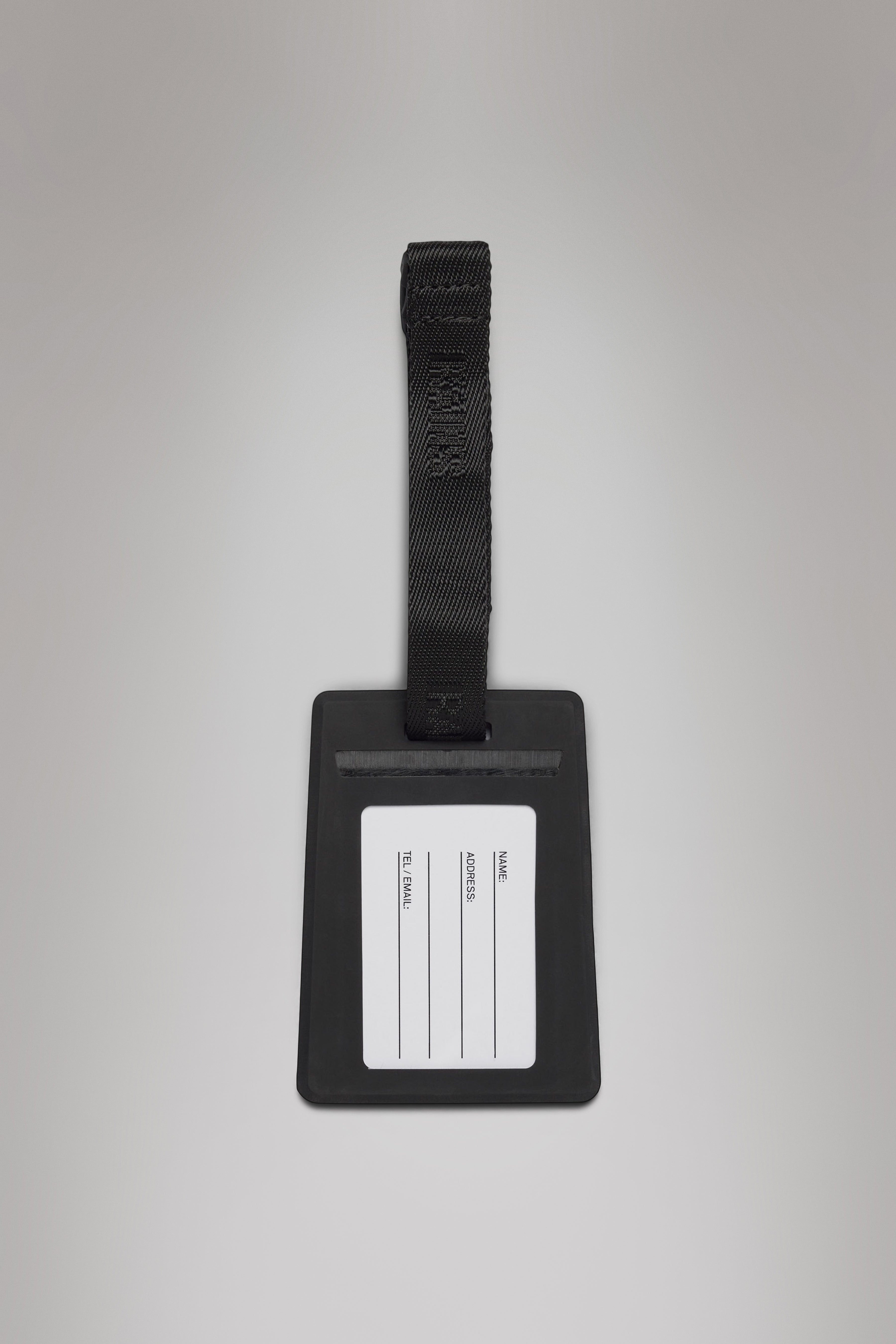 RAINS Travel Tag Black Travel Tag