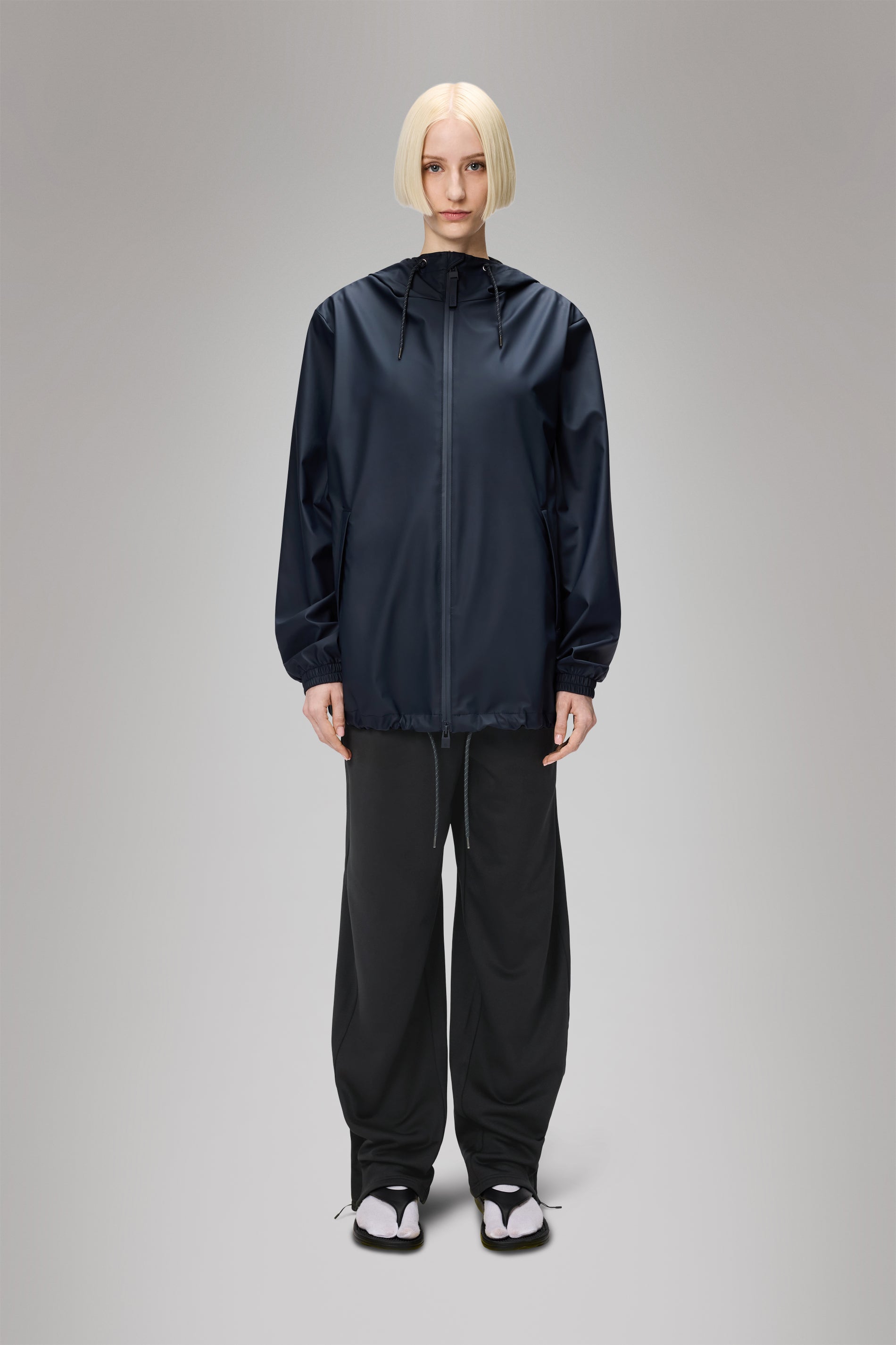 RAINS Storm Breaker Navy Jacket