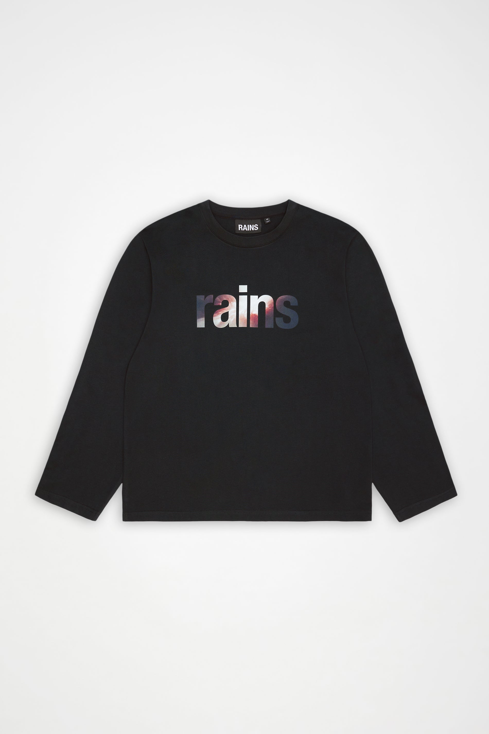 RAINS Classic Long Sleeve T-shirt Sky Black Long Sleeve