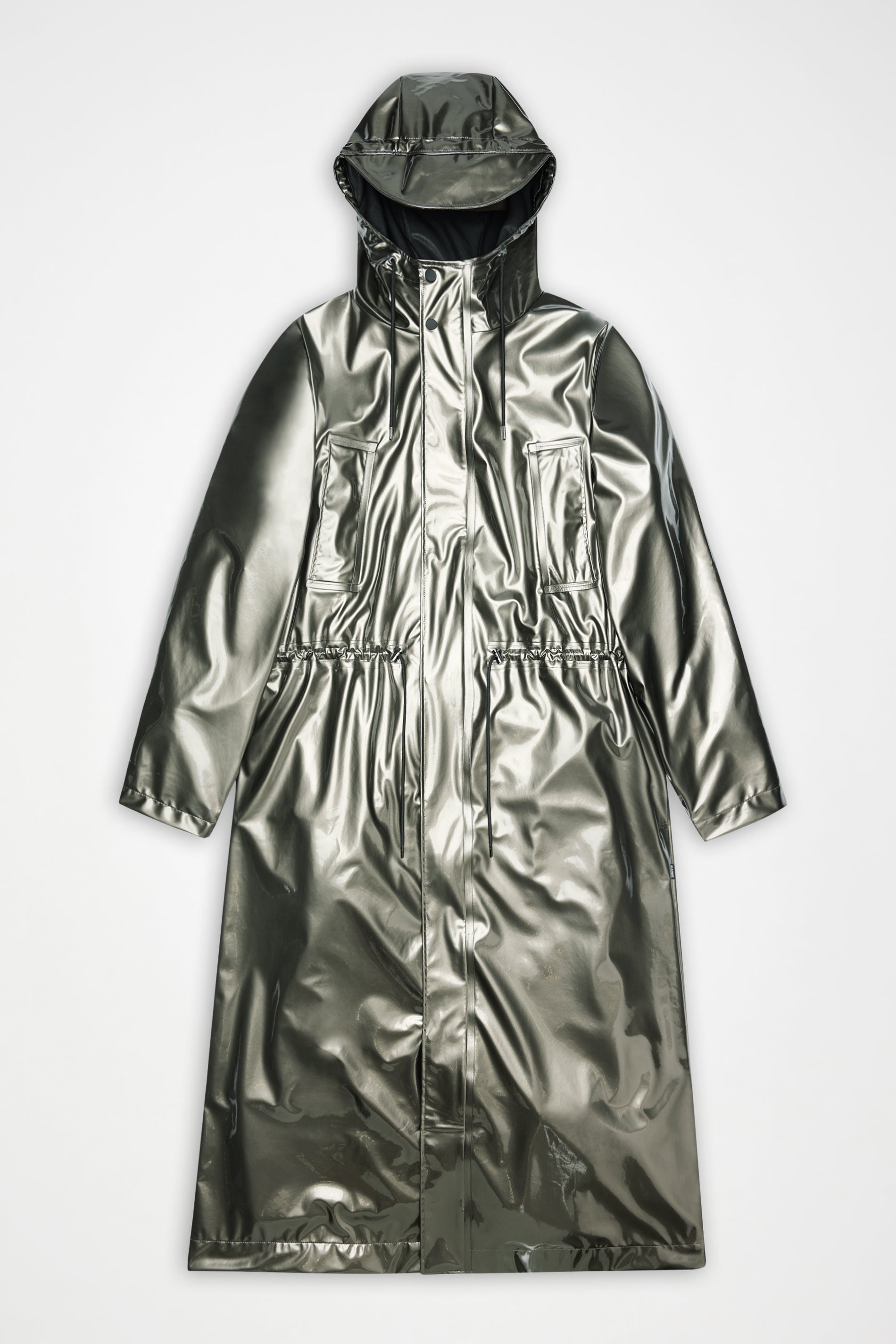 RAINS Bold Longest Jacket Raven Jacket