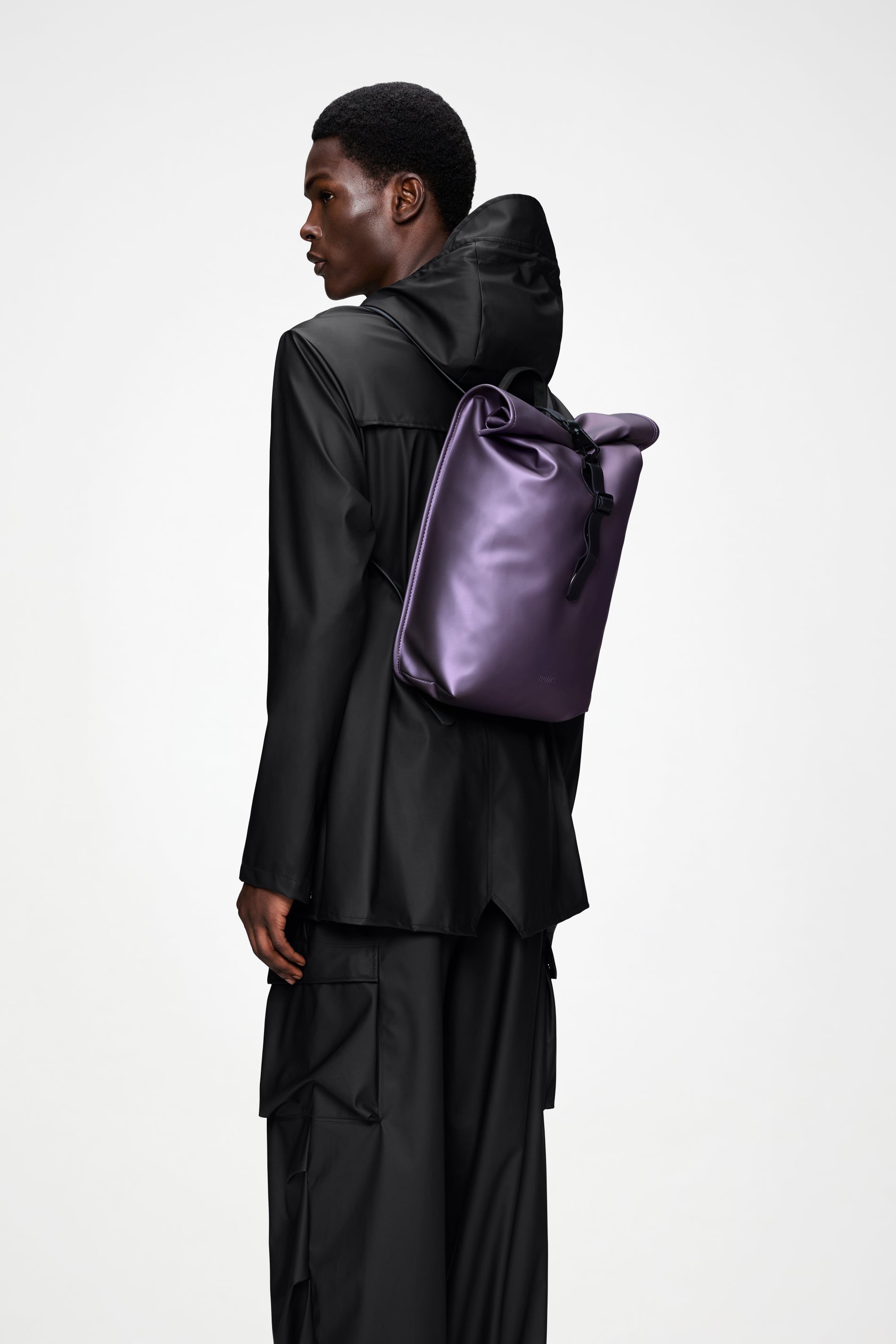 RAINS Rolltop Rucksack Mini Body 13L H50 x D10 x W27 cm Backpack