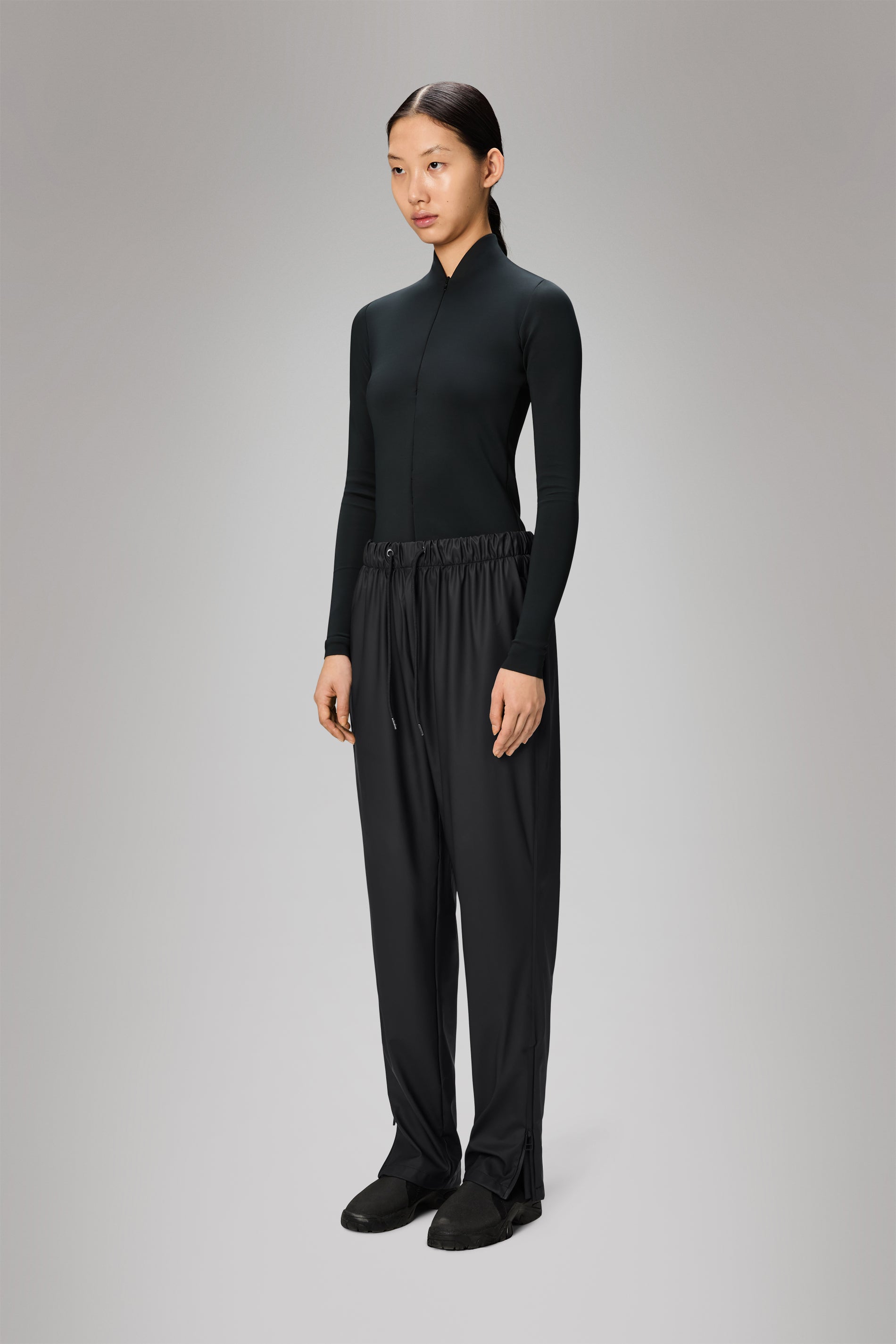 RAINS Rain Pants Slim Black Pants