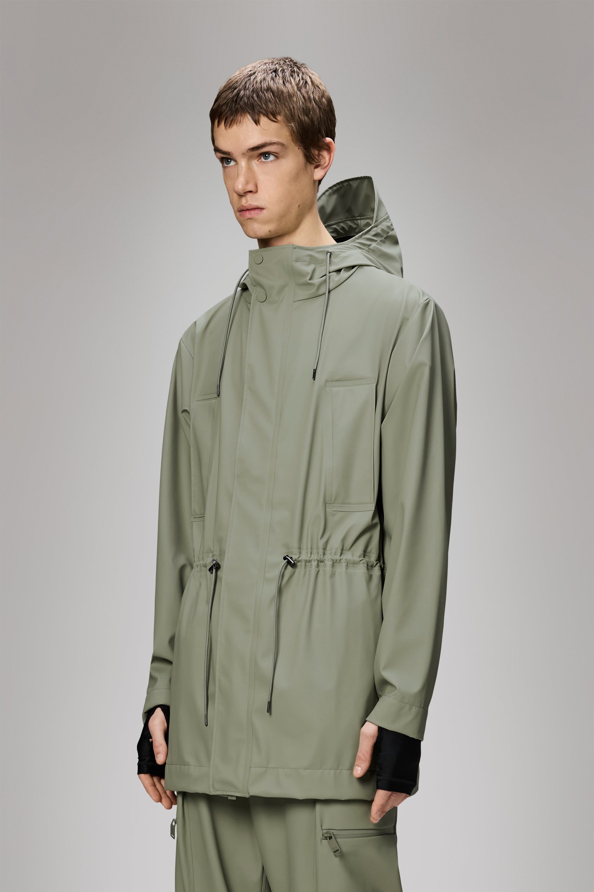 RAINS Bold Long Jacket Drift Jacket