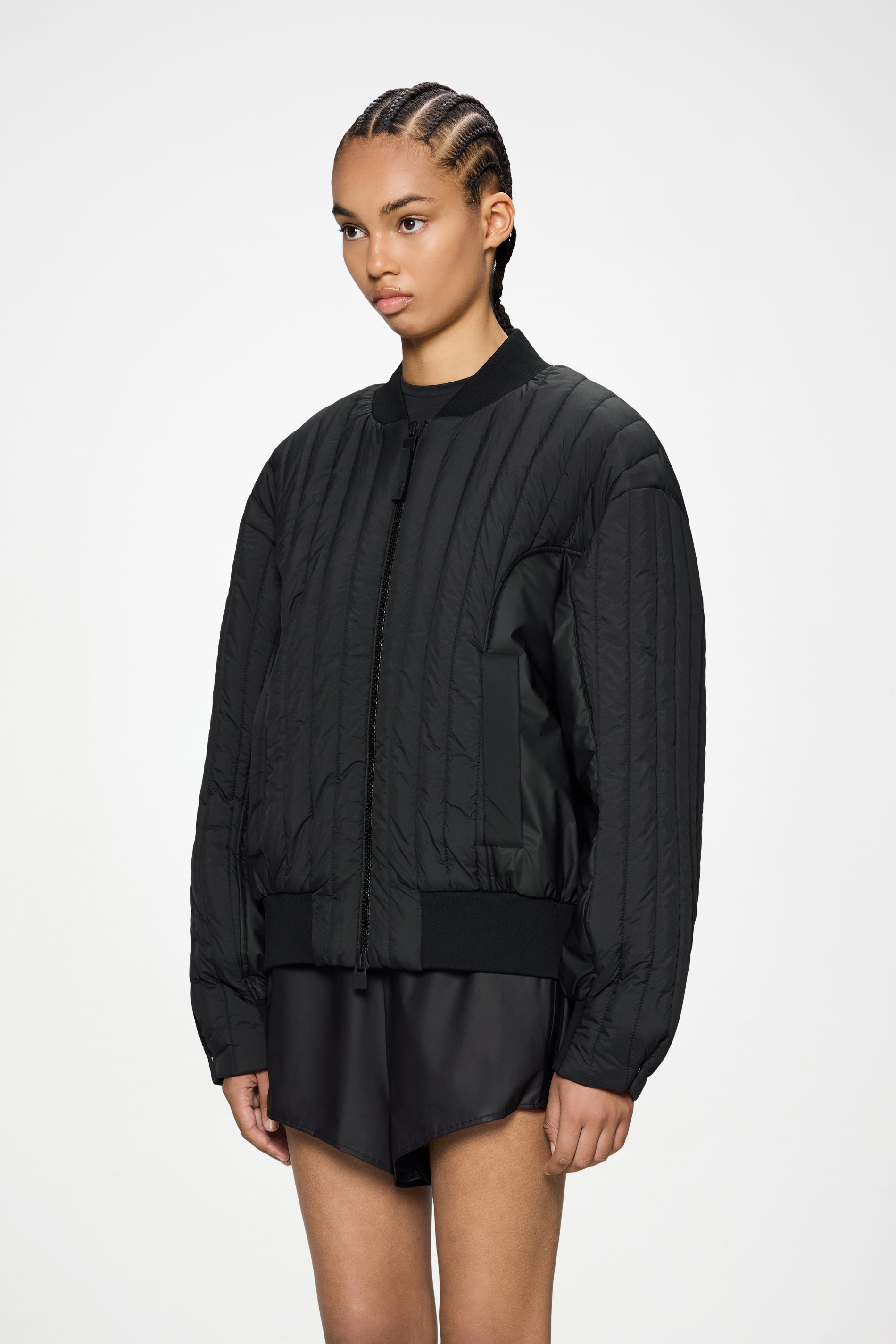 RAINS Koya Vision Bomber Jacket Black Jacket