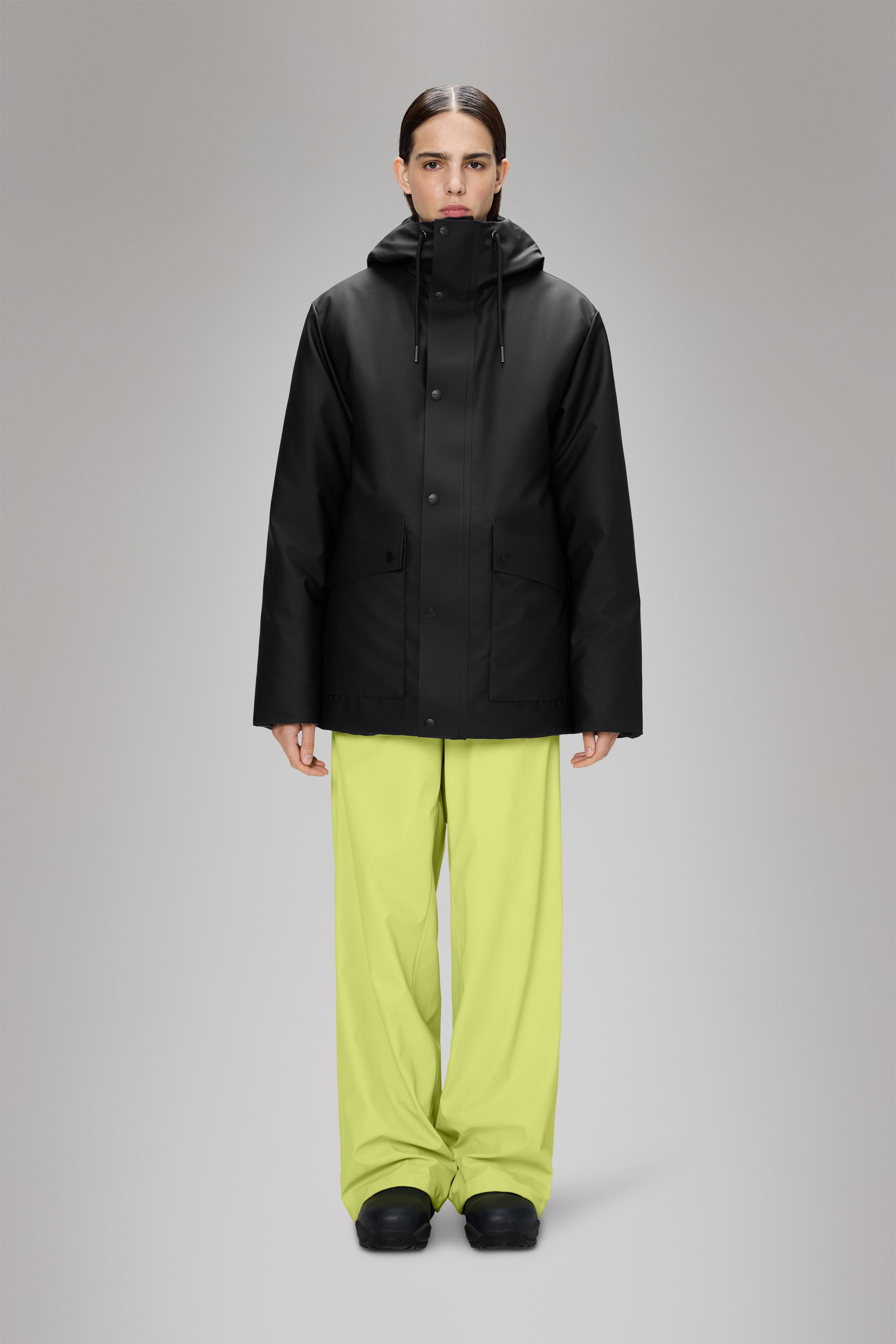 RAINS Nome Parka Black Jacket