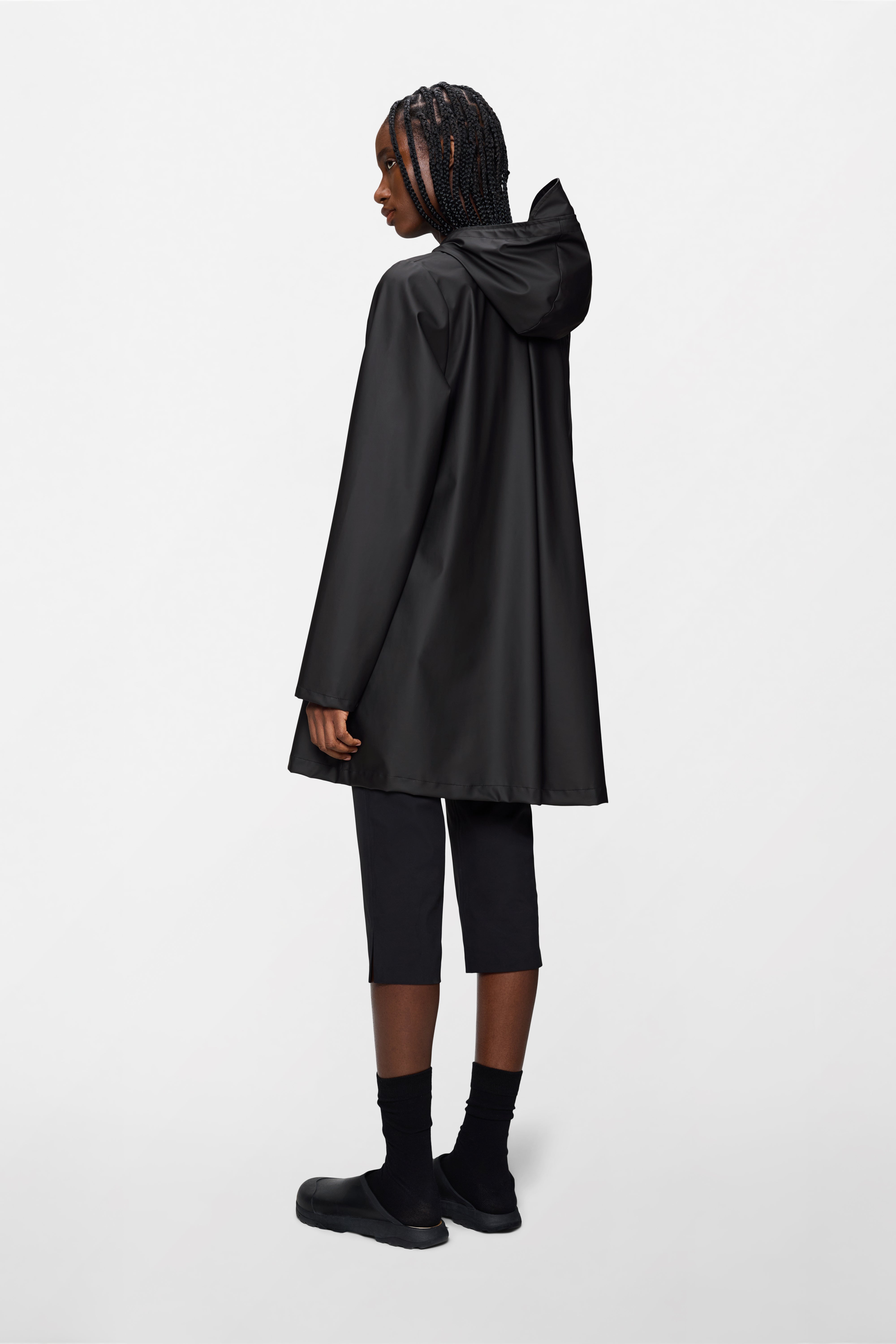 RAINS A-Line W Jacket Black Jacket