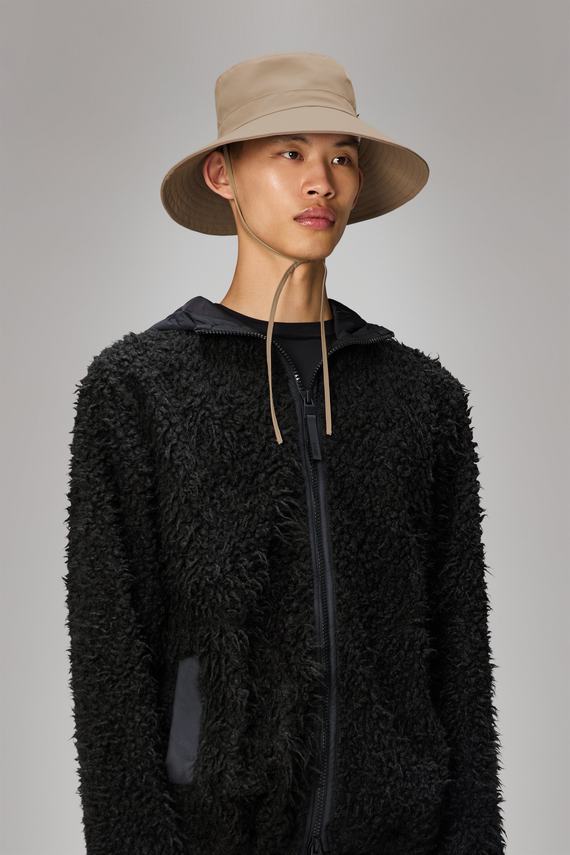 RAINS Boonie Hat Beige Headwear