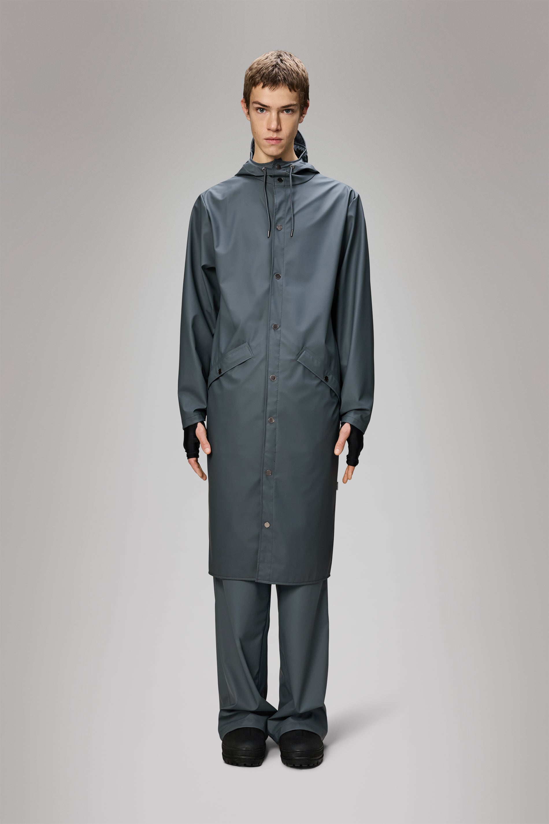 RAINS Longer Jacket Lagoon Jacket