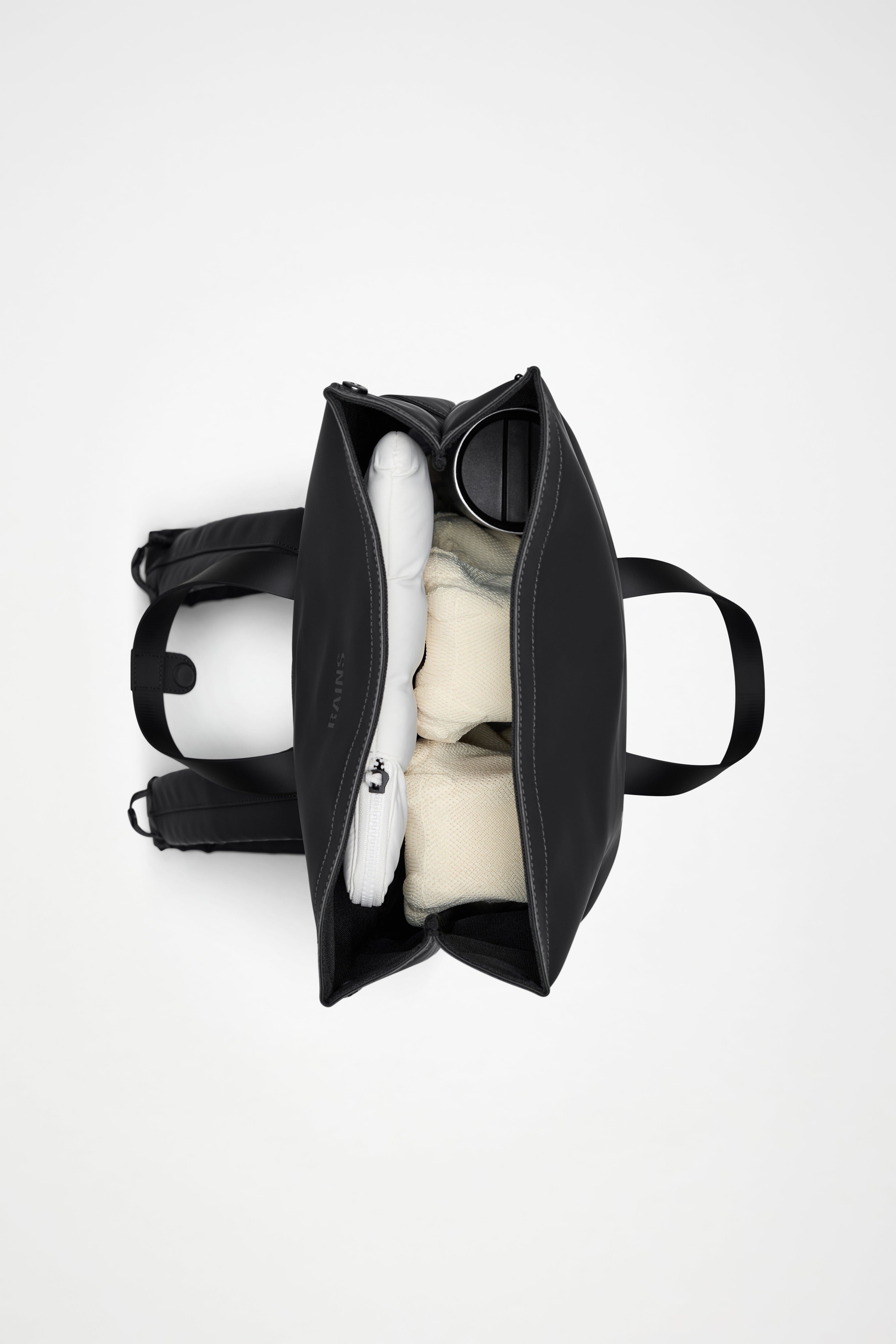 RAINS 2 Way Tote Backpack Beige 15L H58 x D12 x W33 cm Backpack