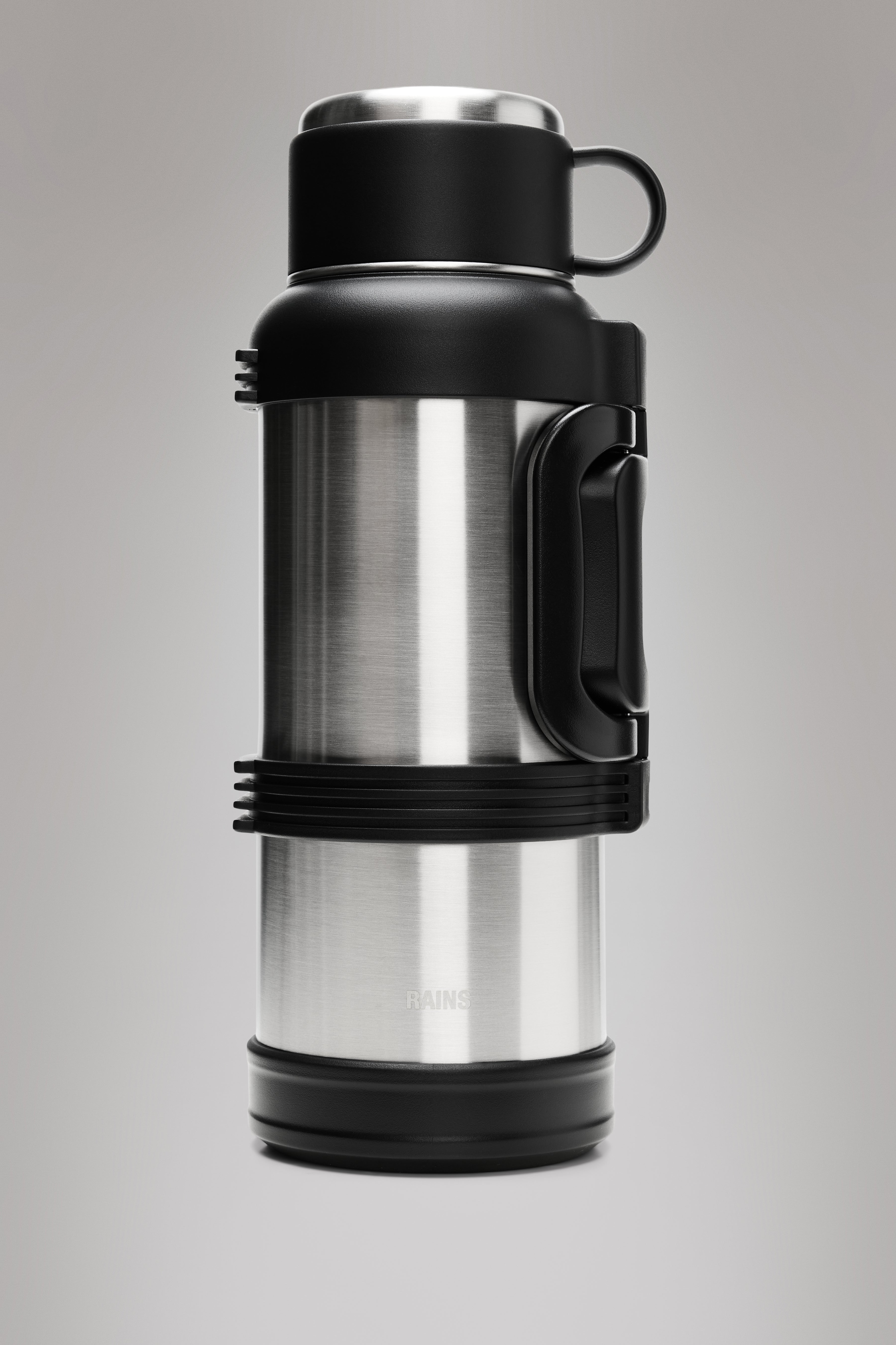 RAINS Stainless Steel Tumbler Vacuum Flask 2000ml Steel Coffee Mugs