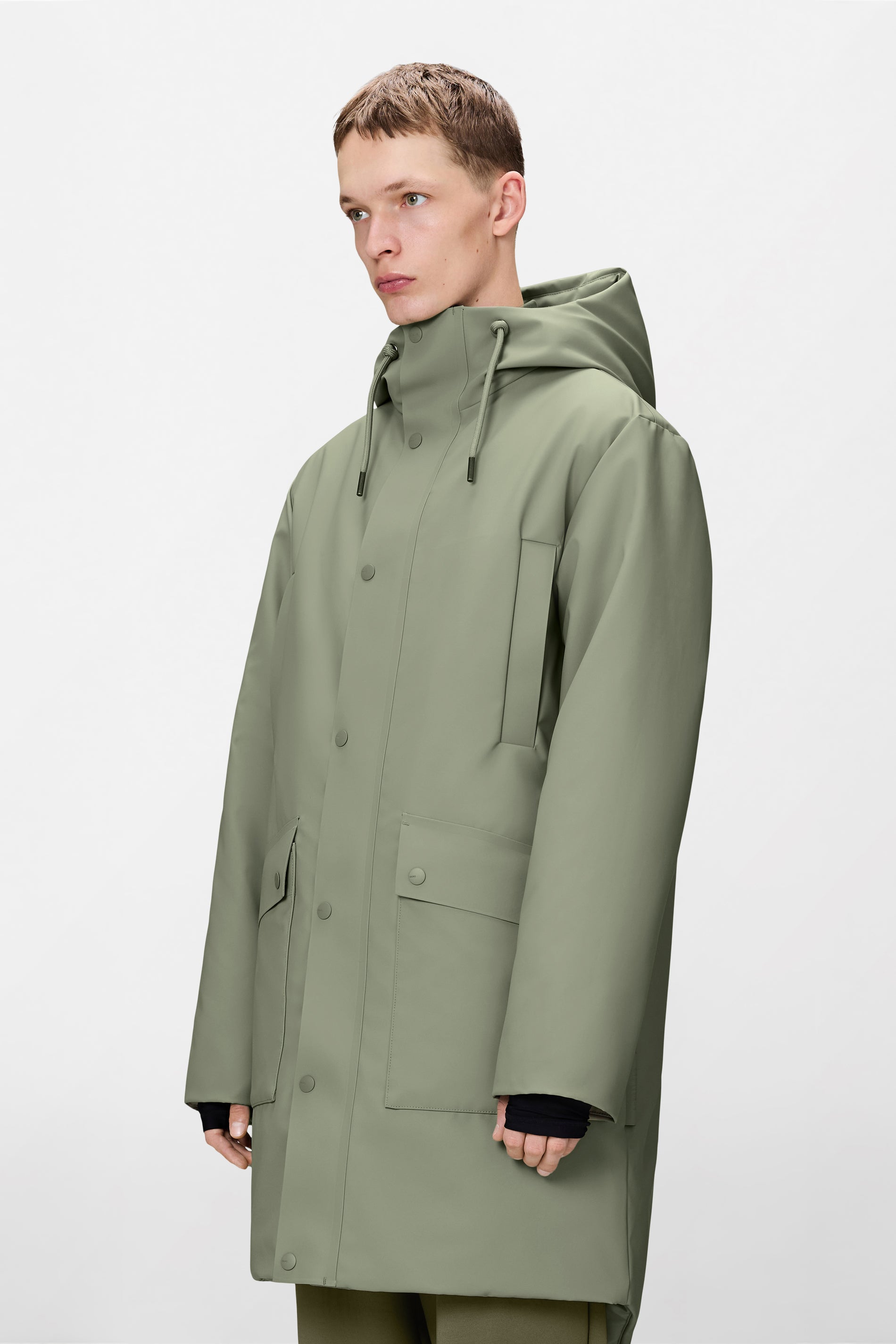 RAINS Nome Long Parka Drift Jacket