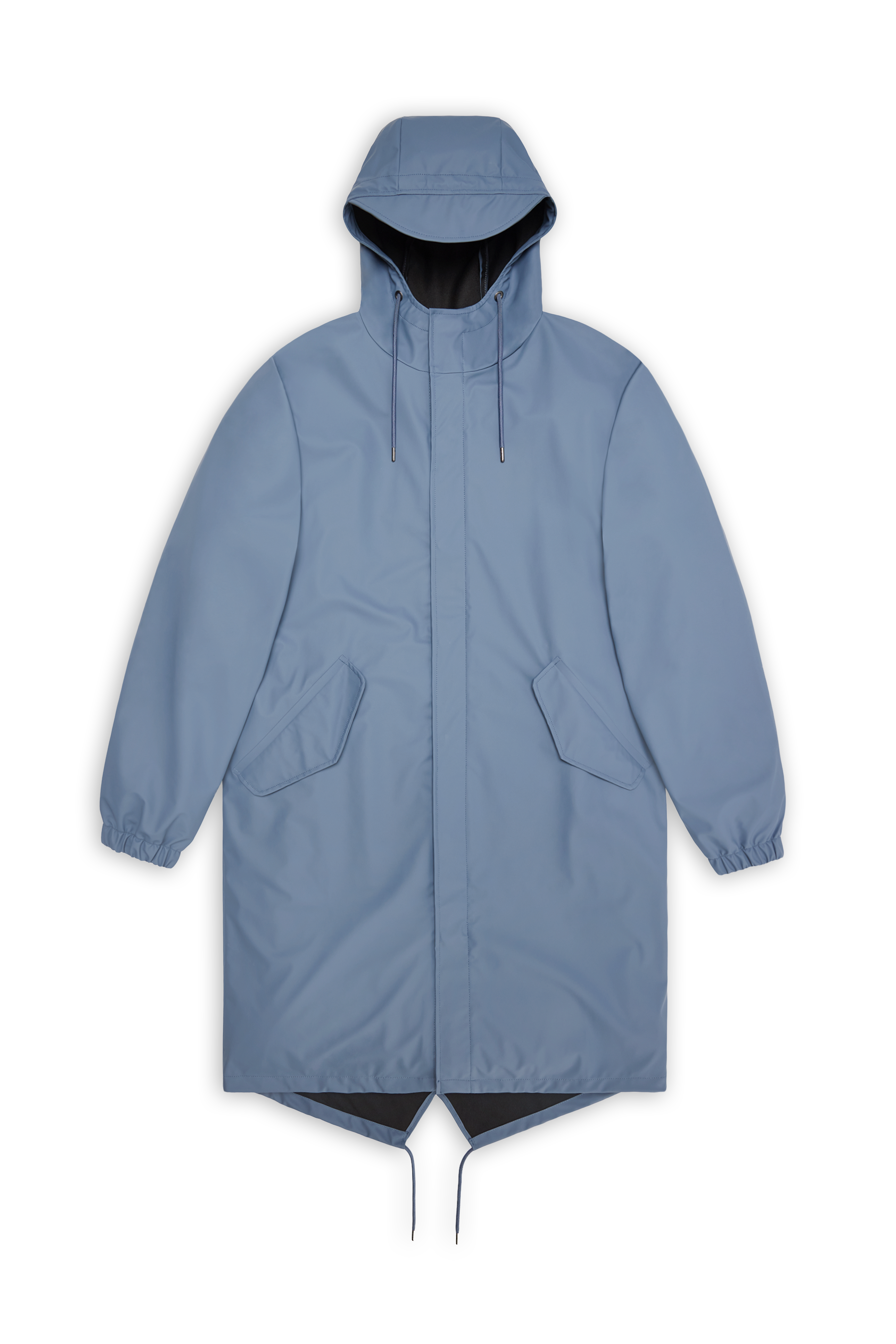 RAINS Fishtail Parka Blue Dusk Jacket